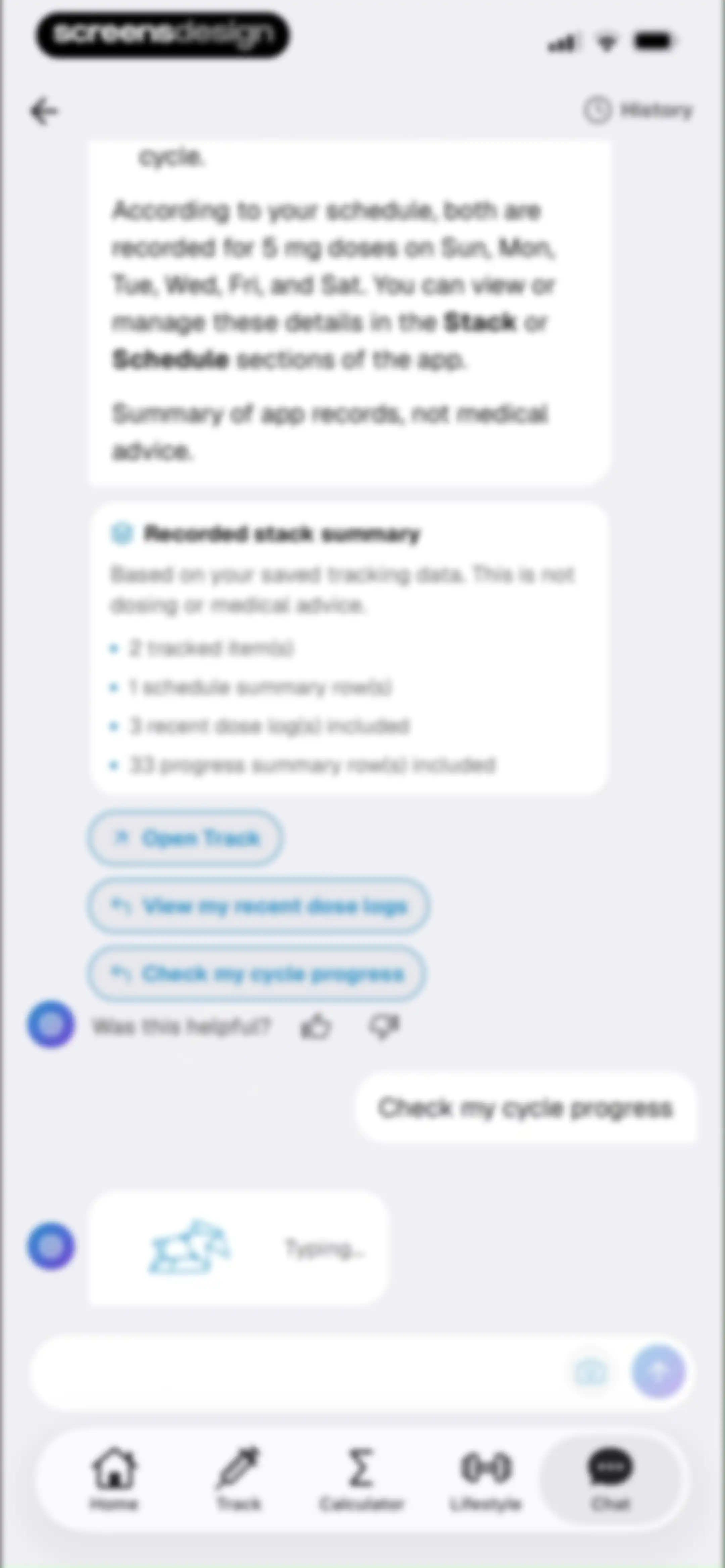 Pep AI: Peptide GLP-1 Tracker screen 187