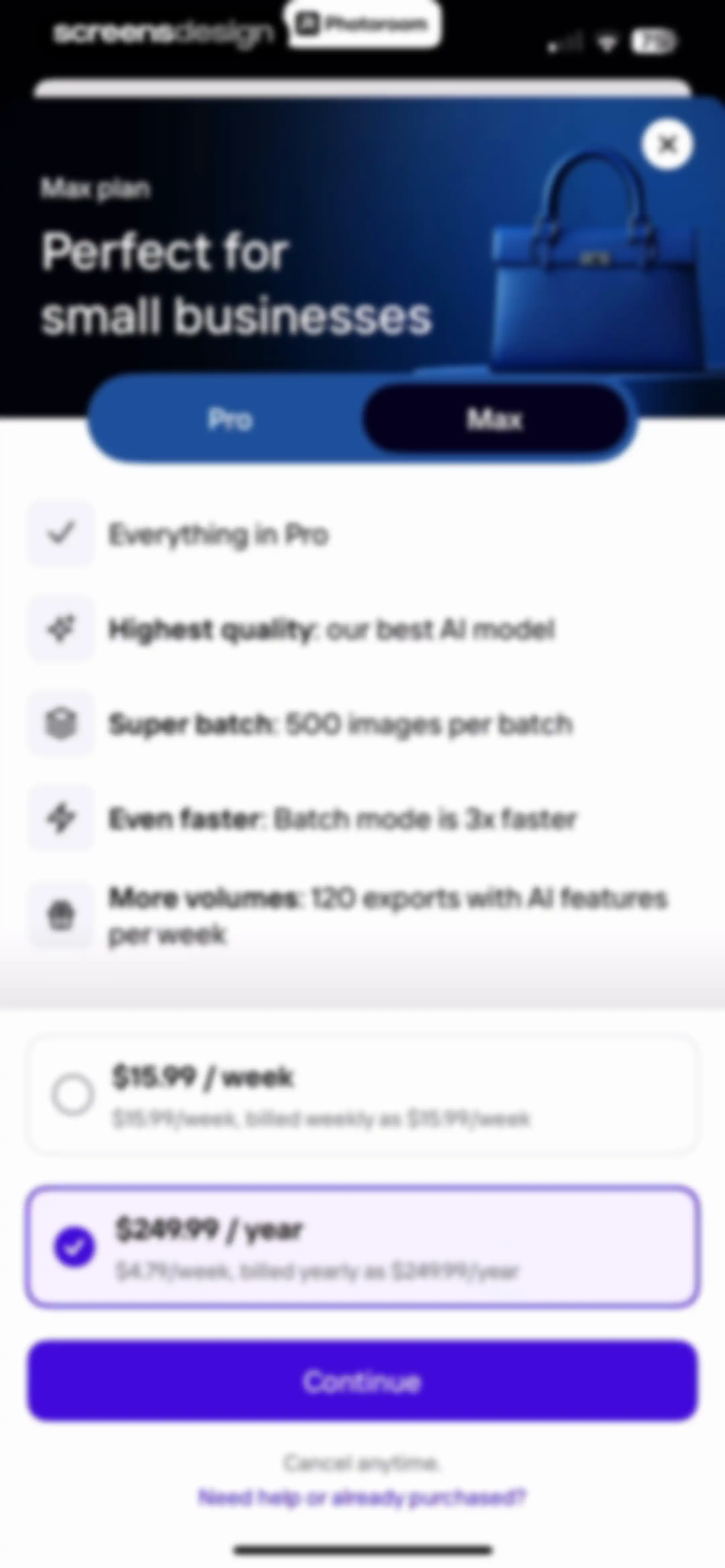 Photoroom: AI Photo Editor screen 94