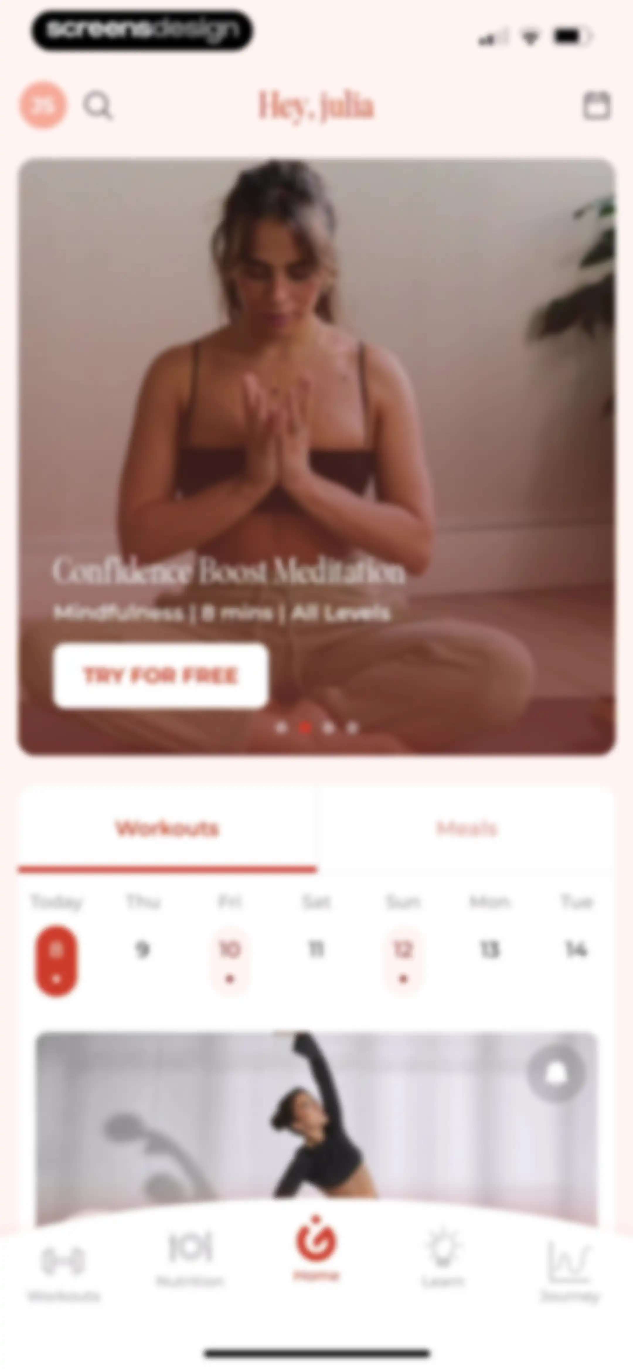 WeGLOW: Home Workout for Women screen 49