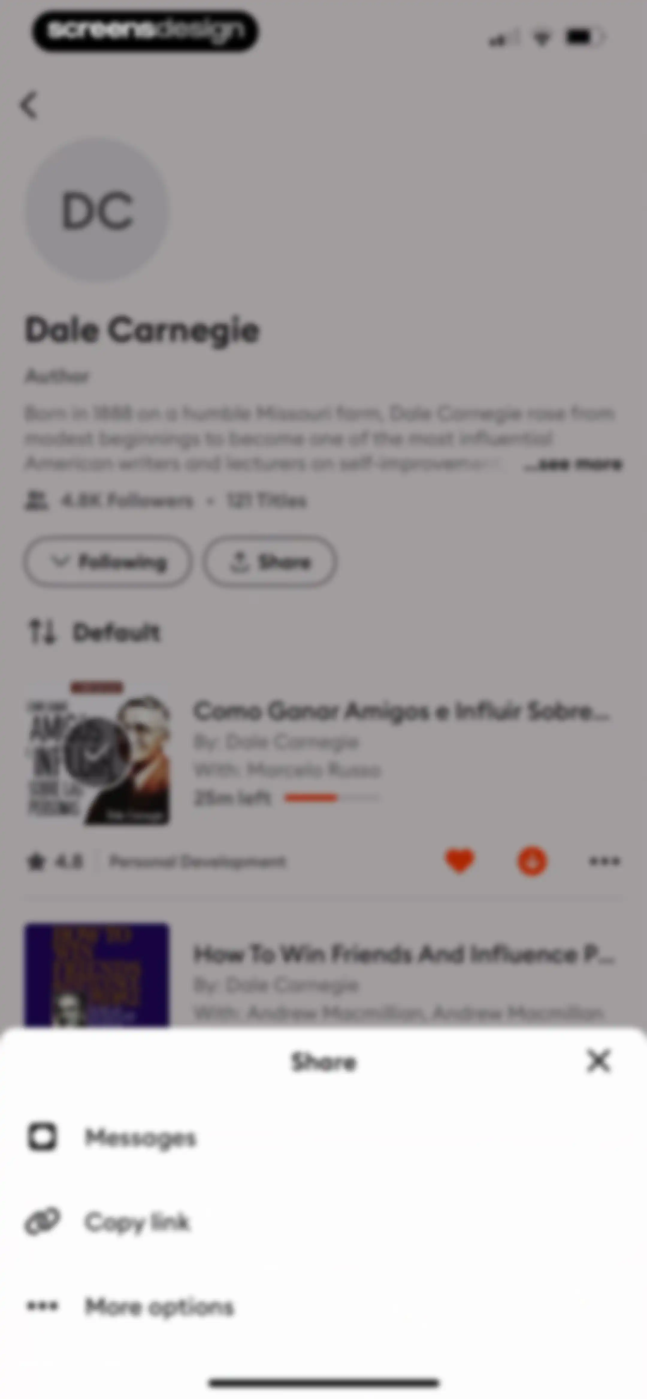 Storytel - Audiobooks Library screen 39
