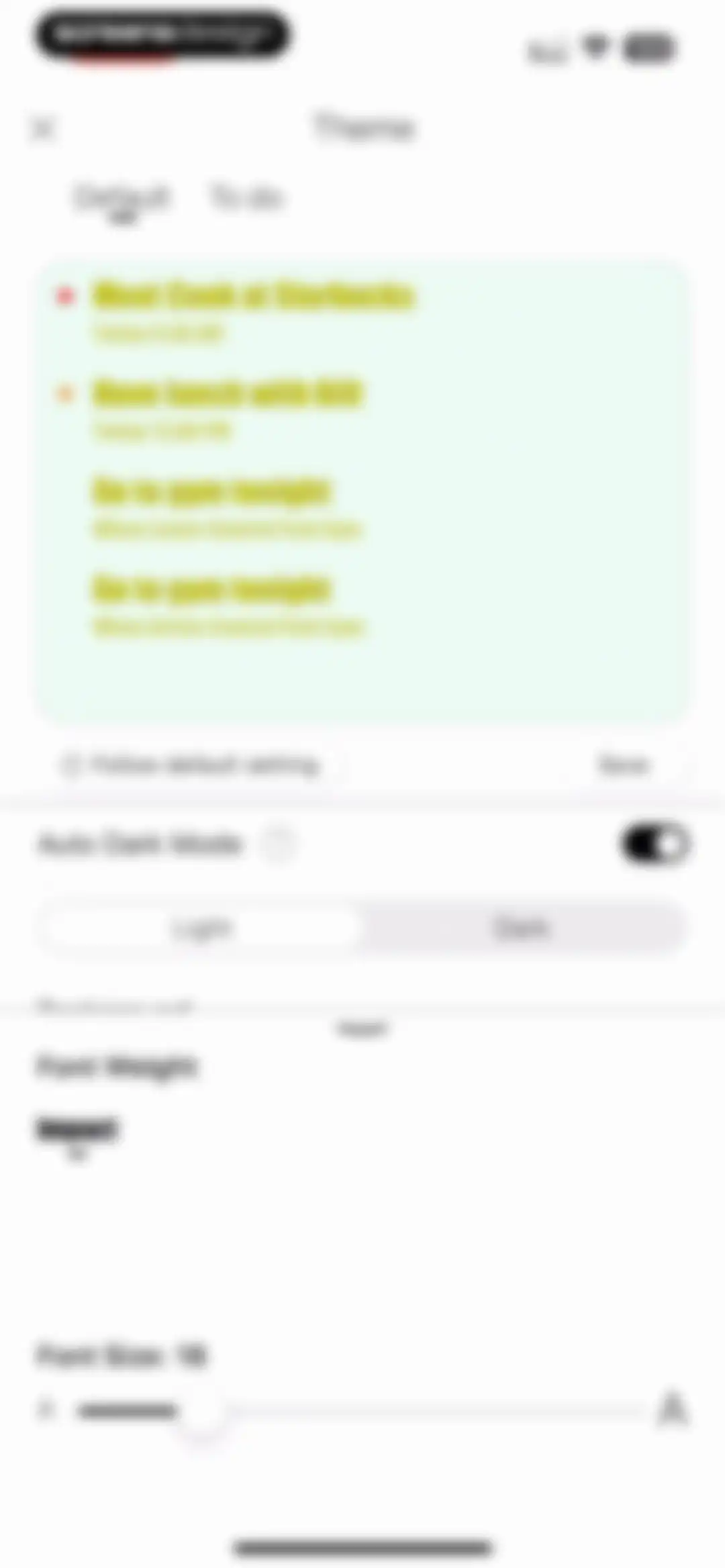 To Do List MinimaList & Widget screen 27