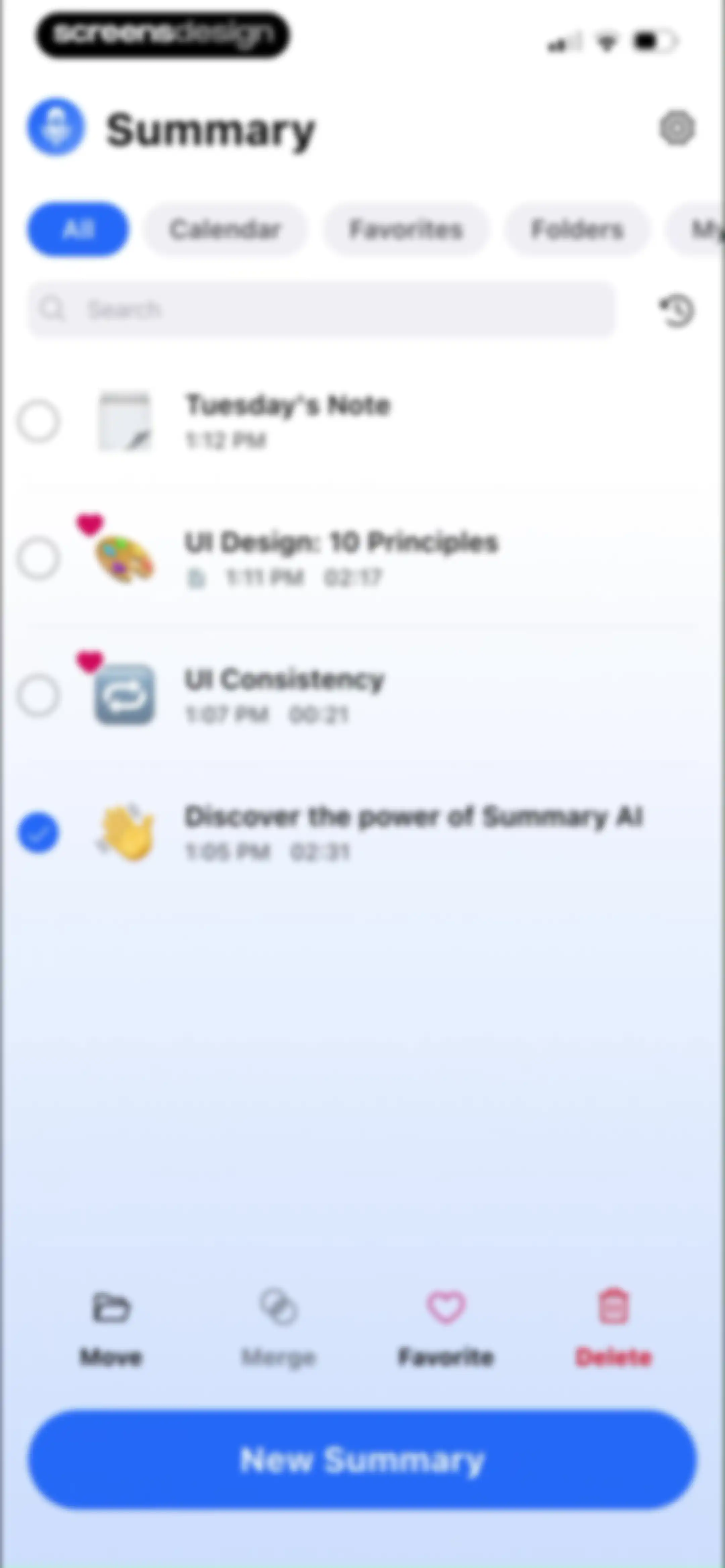 Summary - AI Note Taker screen 72