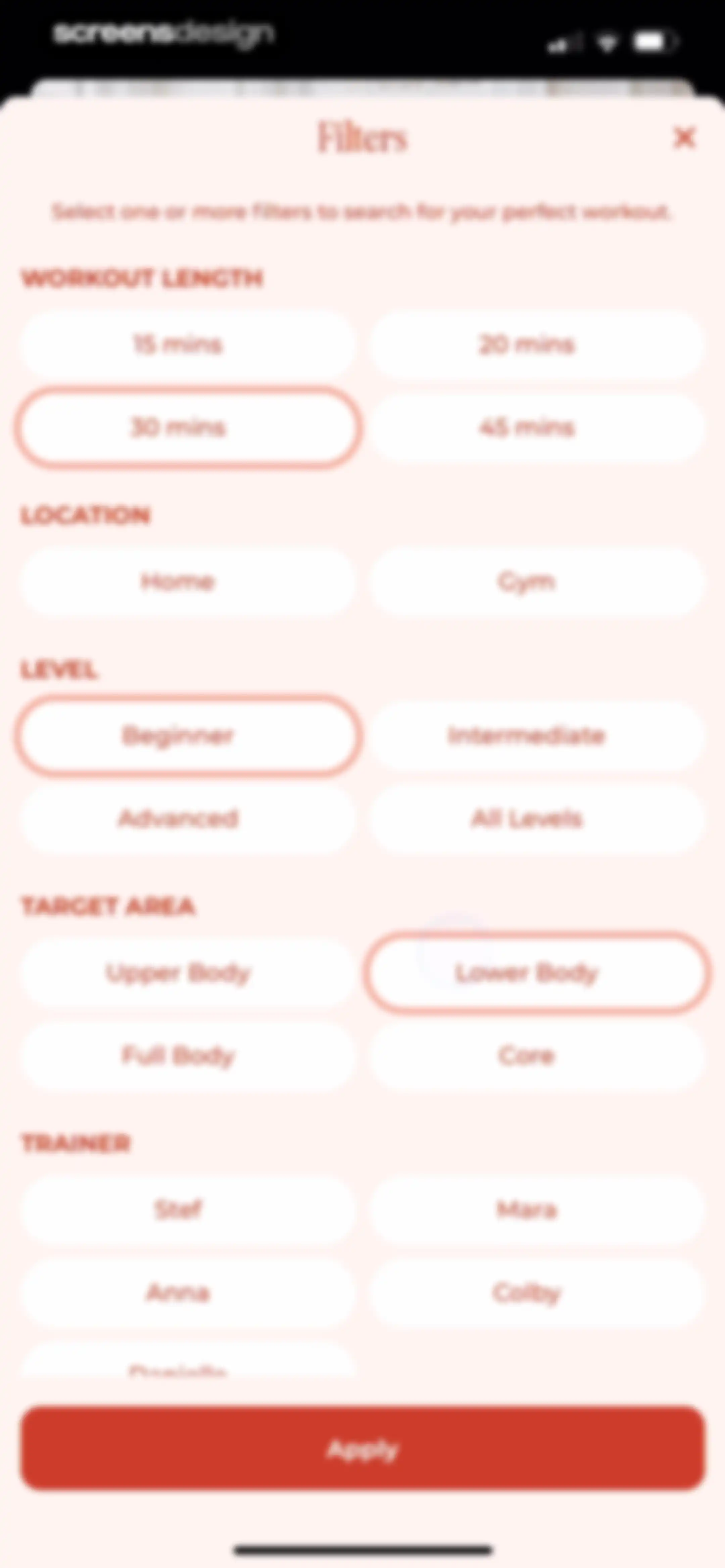 WeGLOW: Home Workout for Women screen 141