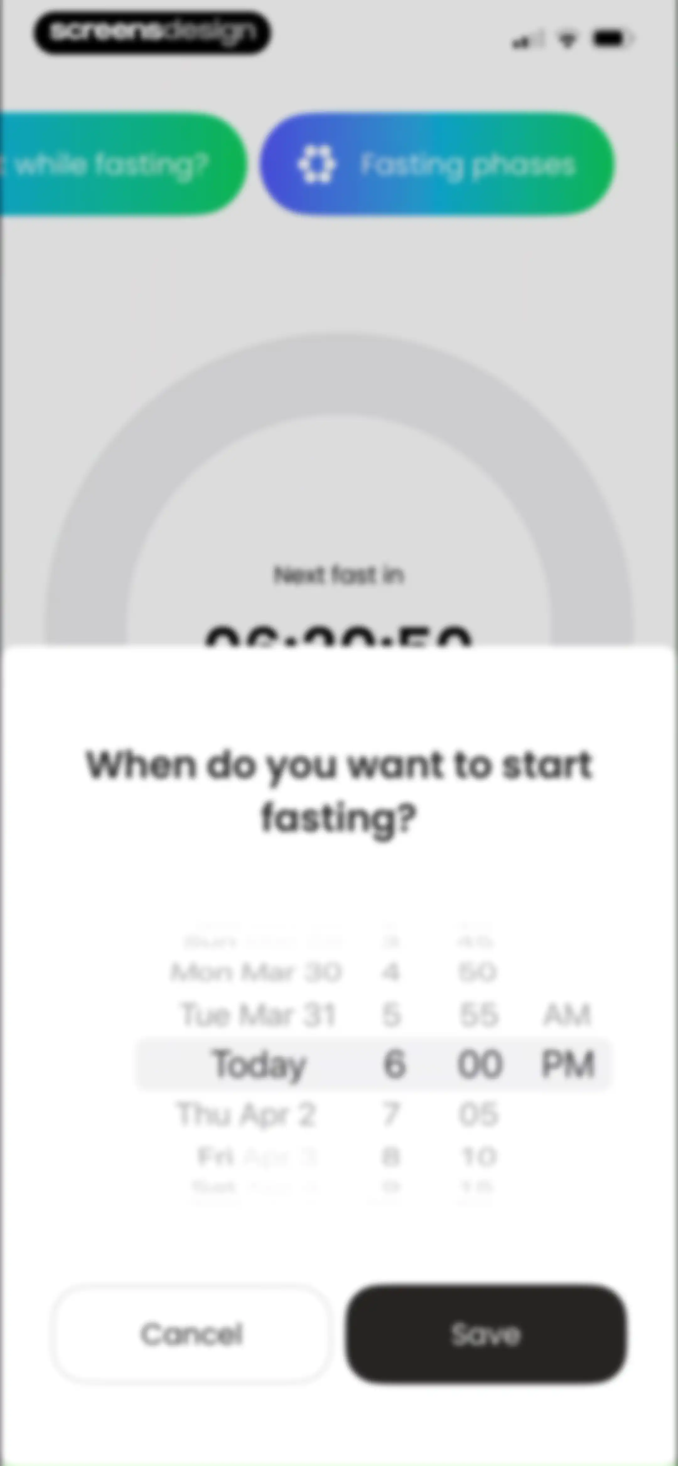 Fasting App: Tracker & Timer screen 128