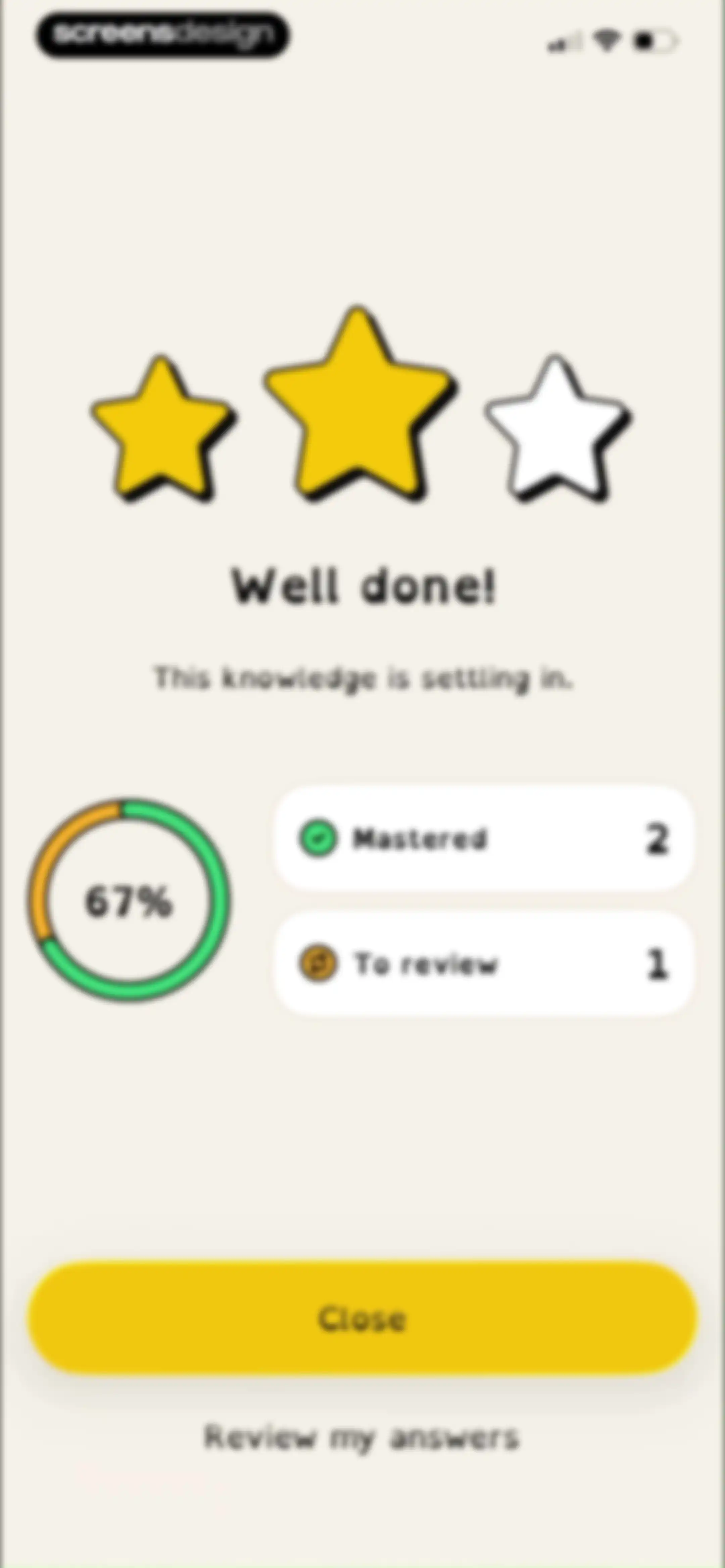 GenK: Daily Learning & Quiz screen 83