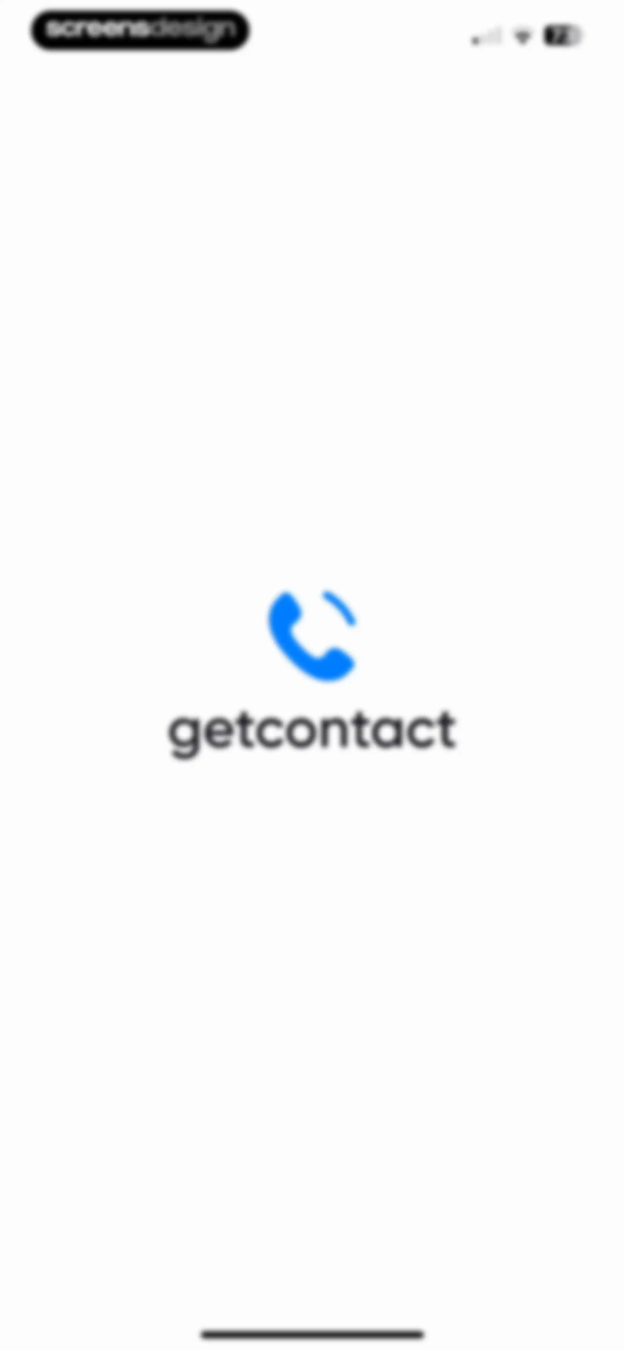 Getcontact screen 1