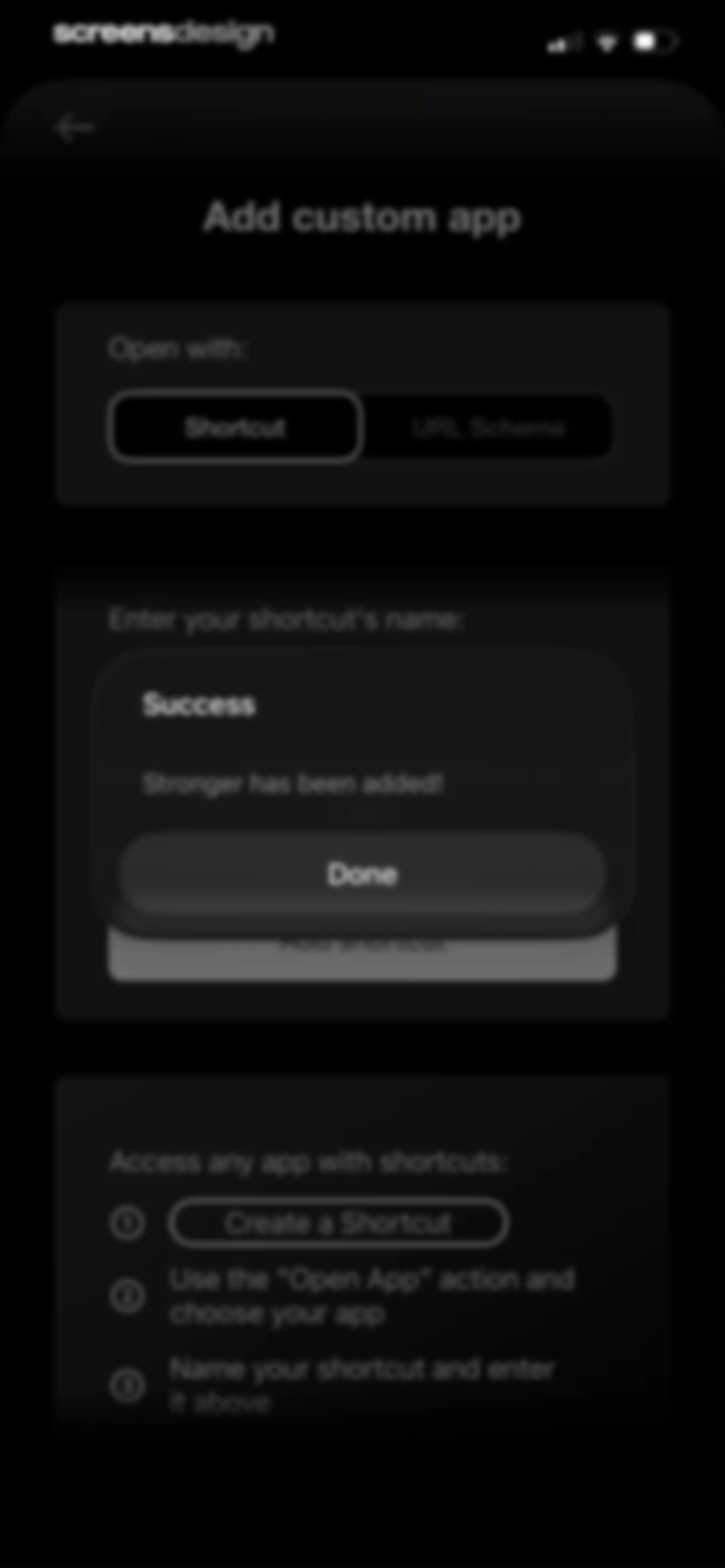 Blank Spaces Launcher screen 38
