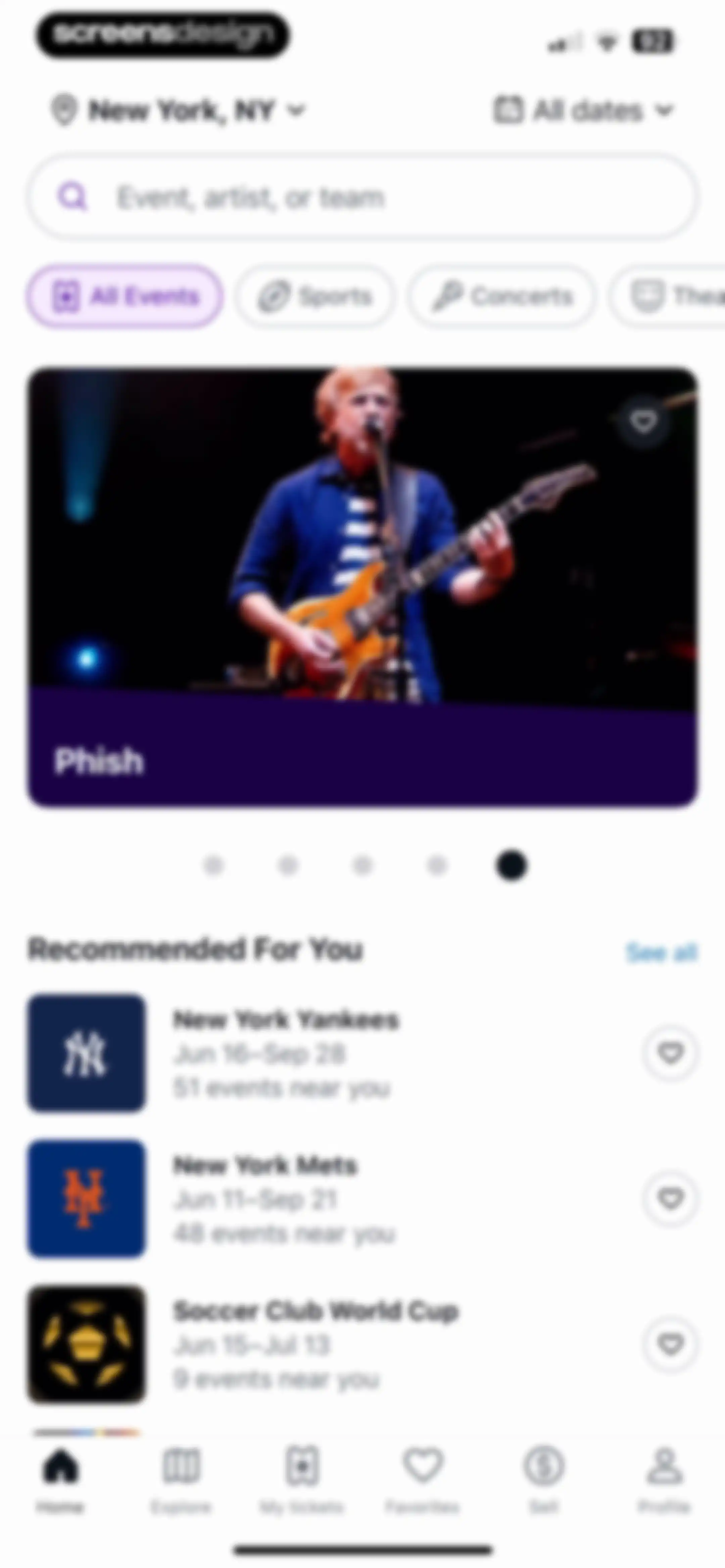 StubHub: Event Tickets screen 27