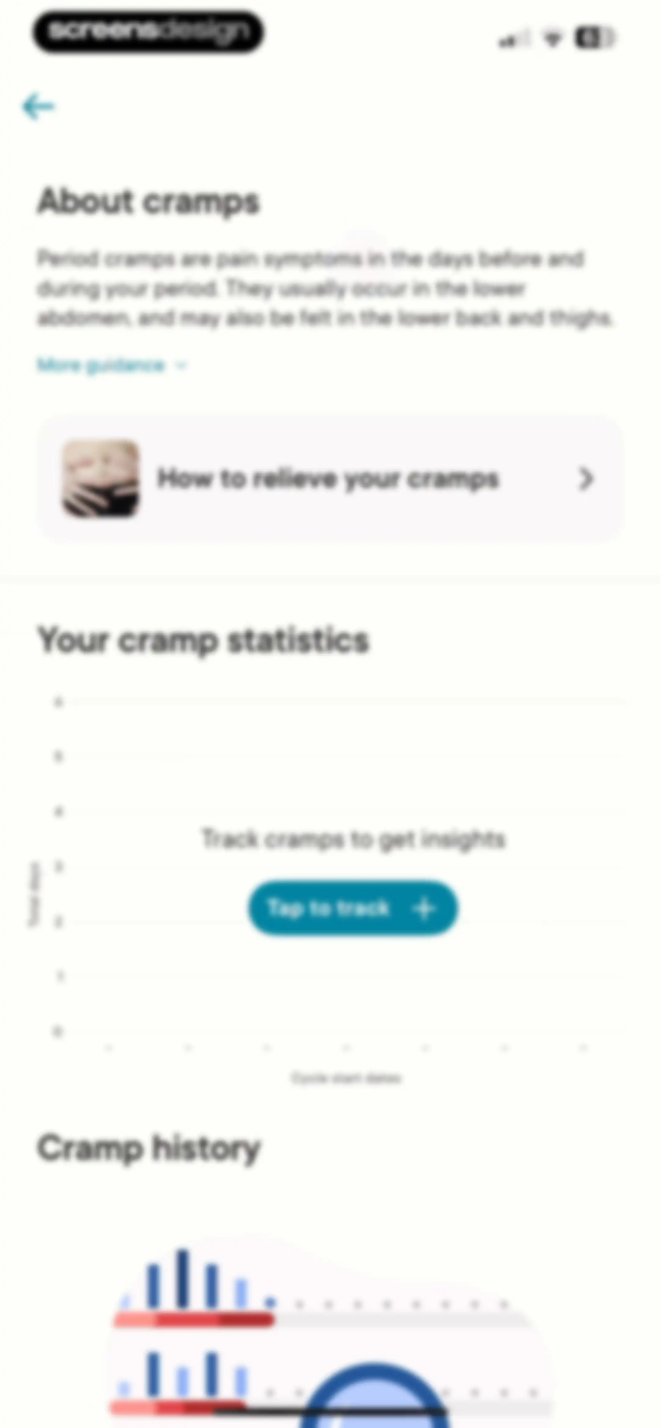 Clue Period & Cycle Tracker screen 72