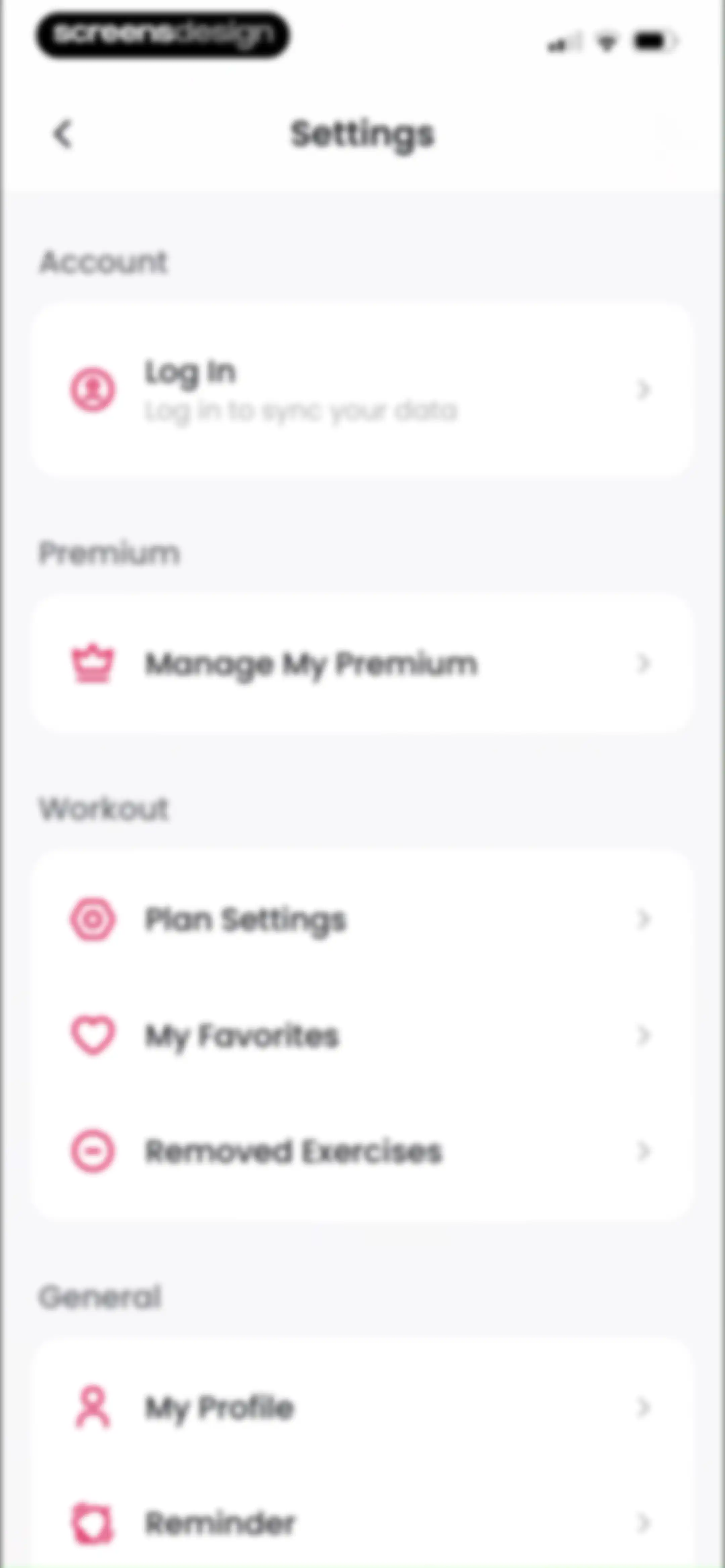 ChillFit: Home Workout Planner screen 164