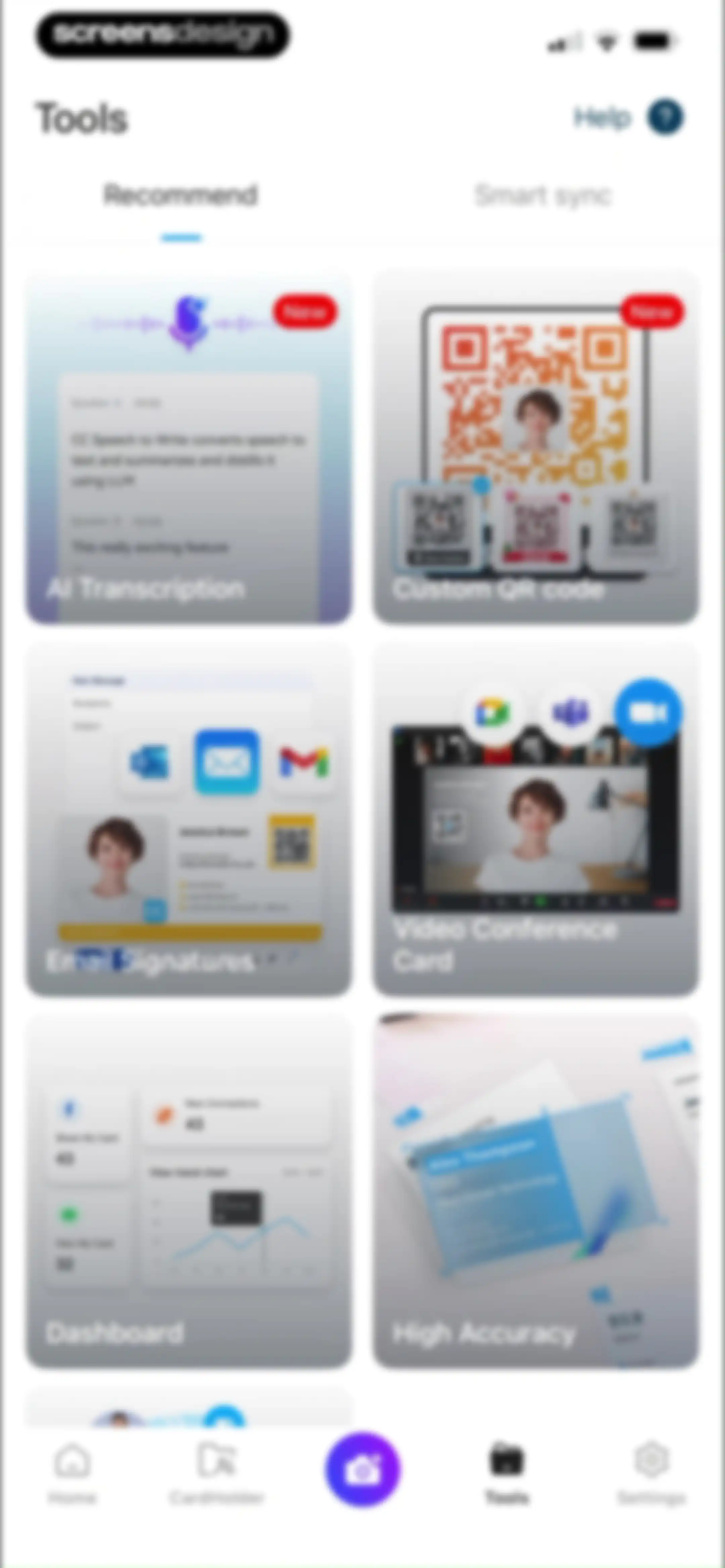CamCard AI Business Assistant screen 138