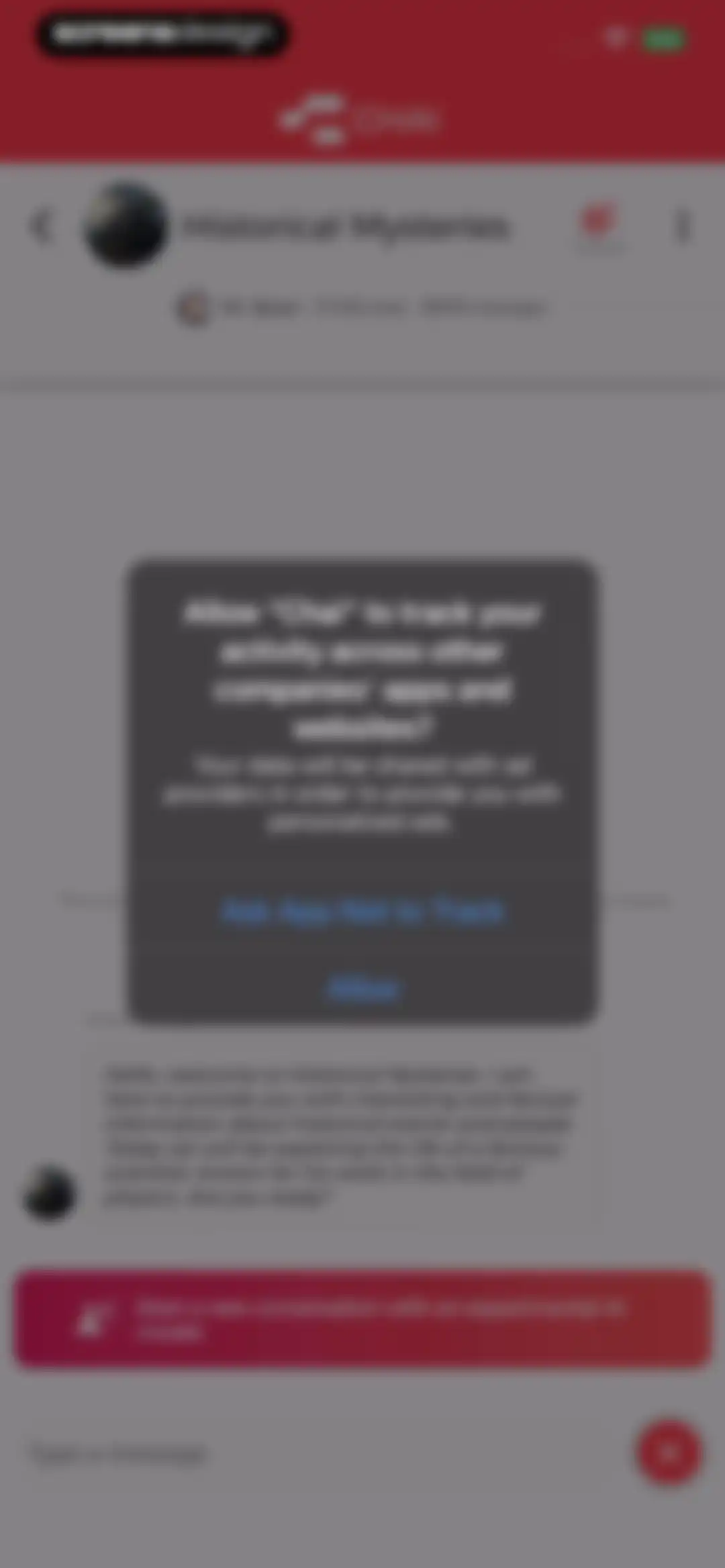 CHAI: Social AI Platform- Chat screen 10