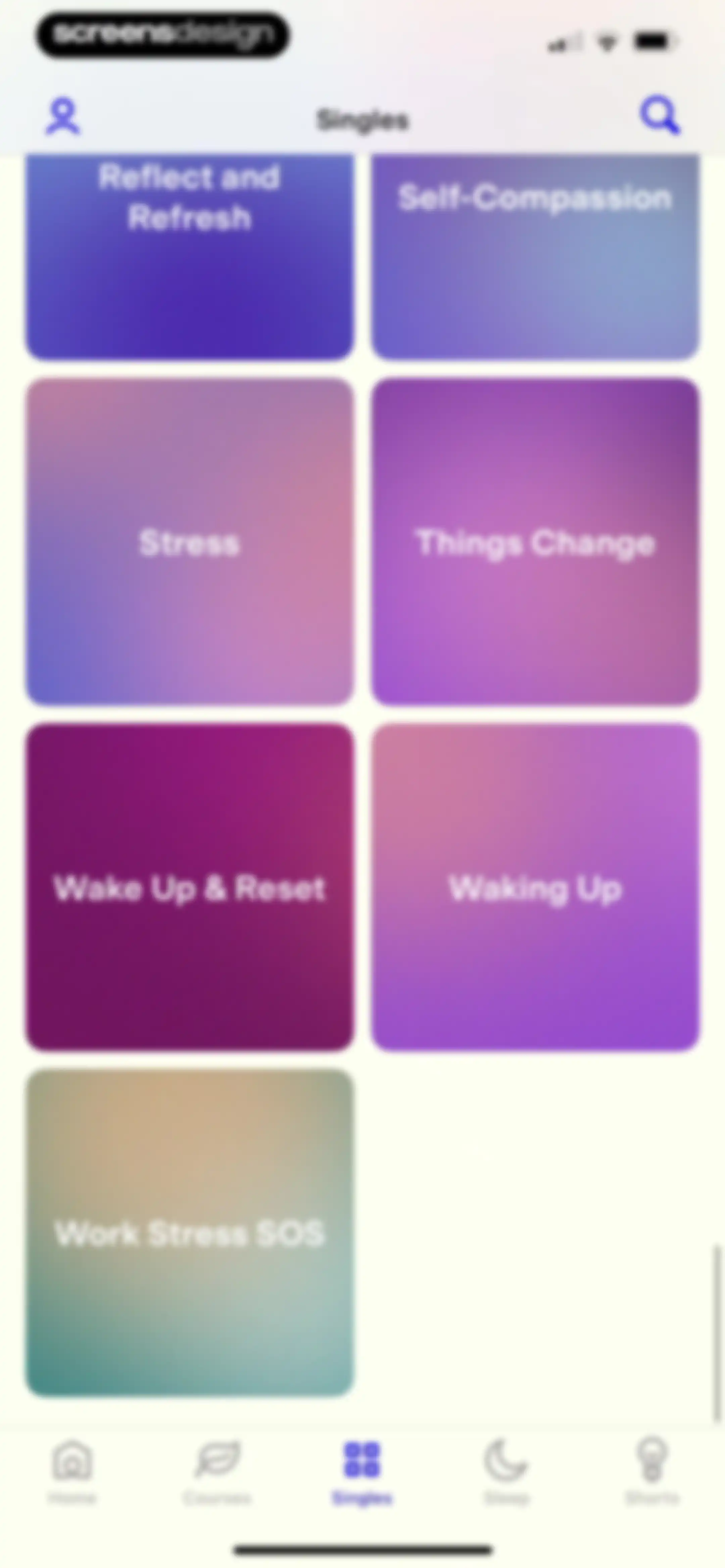Happier Meditation screen 101