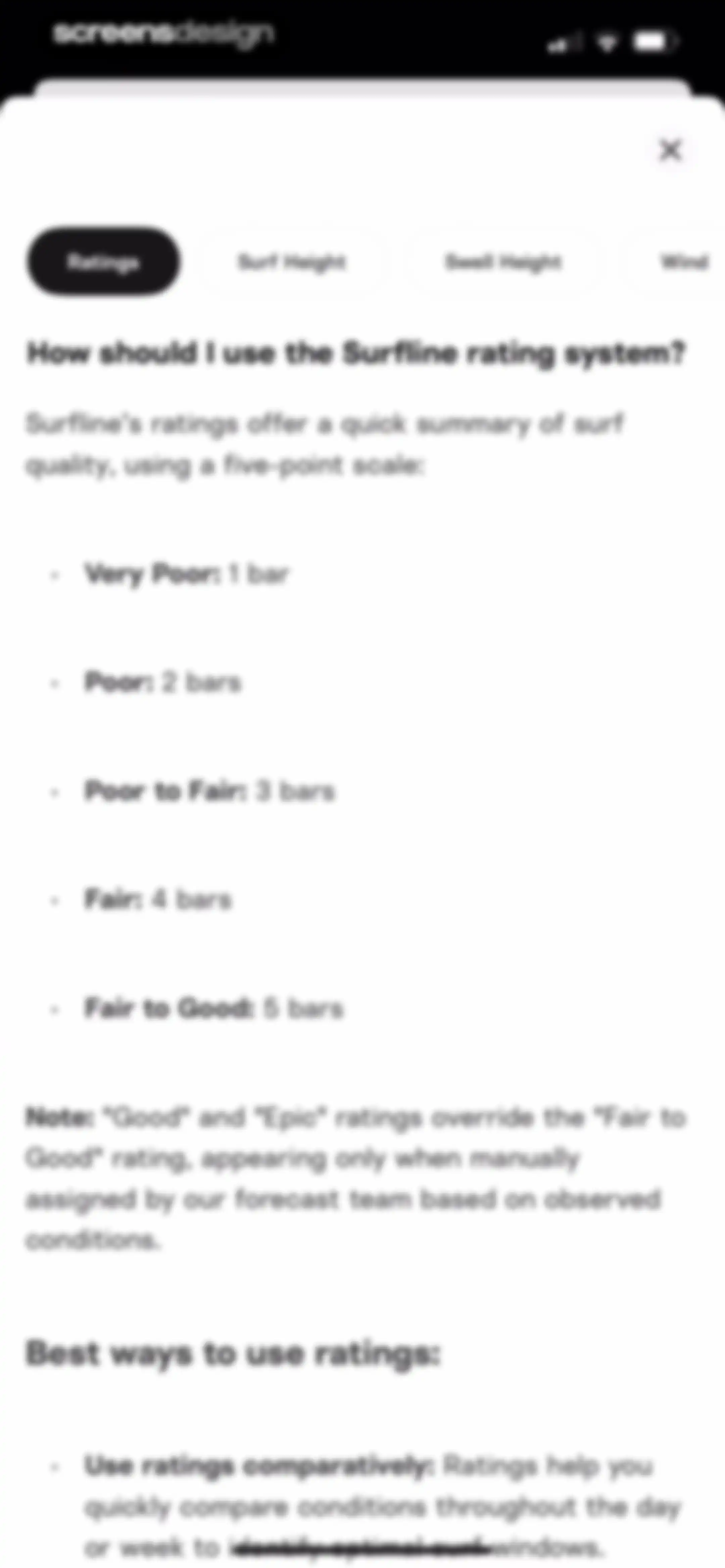Surfline: Wave & Surf Reports screen 37