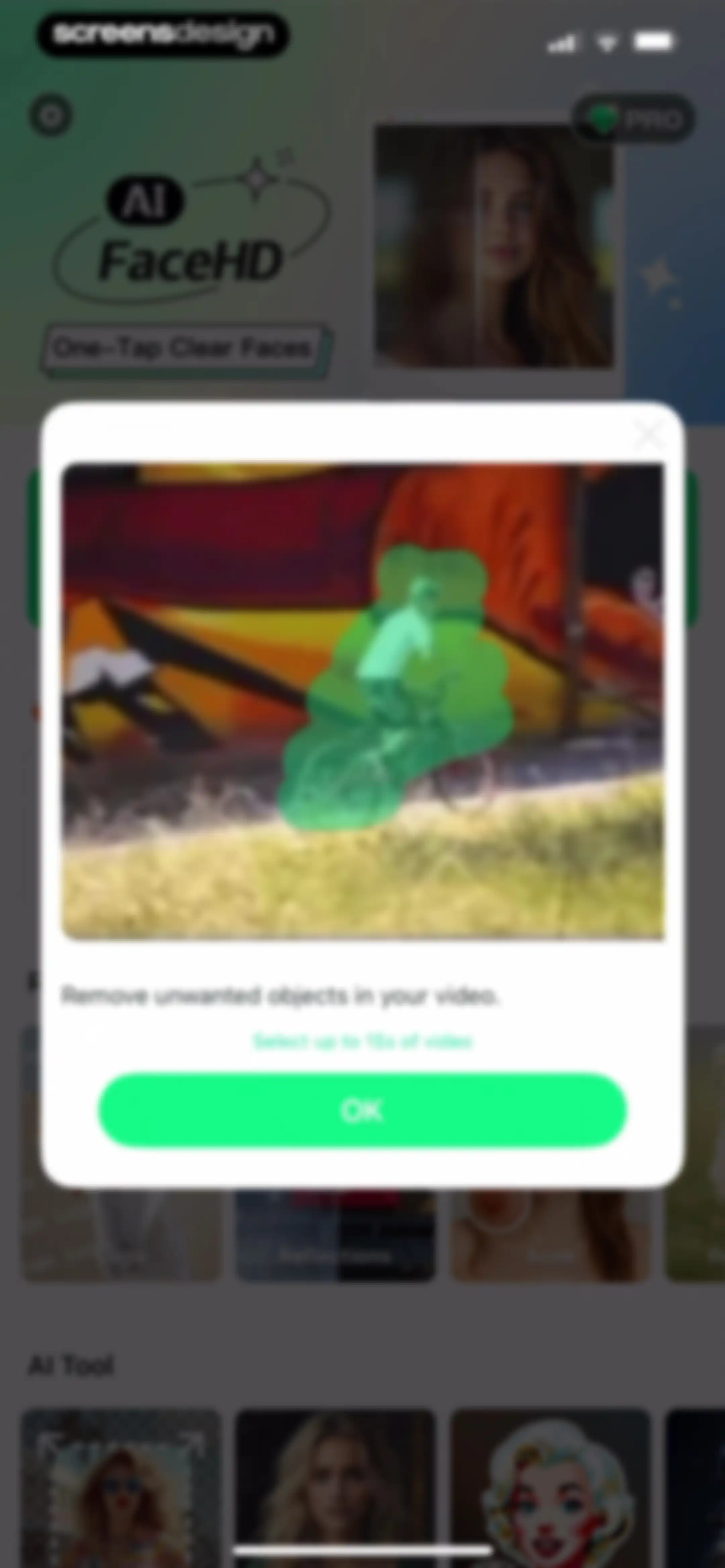 Object Removal AI Retouch screen 90