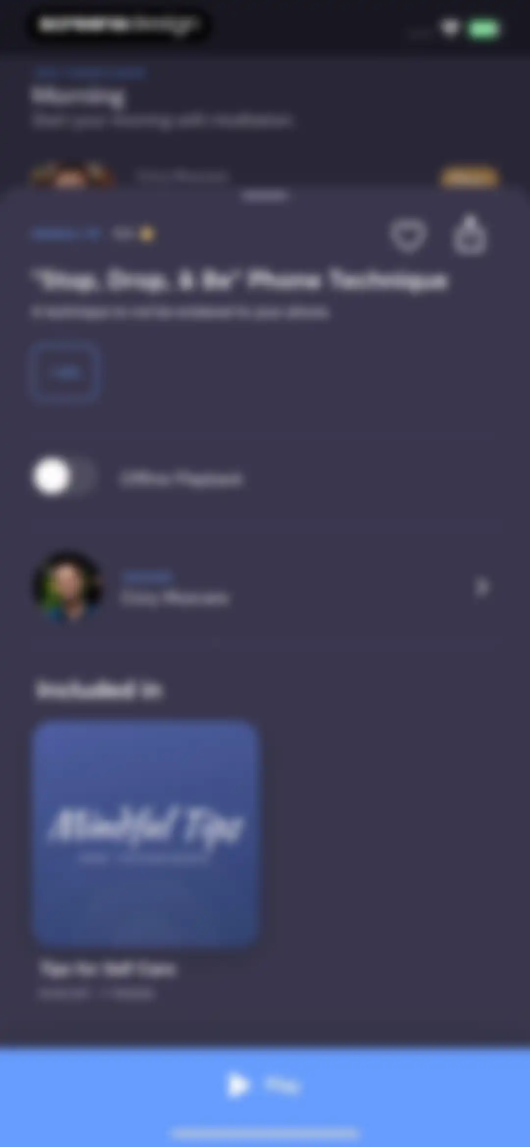 Mindfulness.com Meditation App screen 30