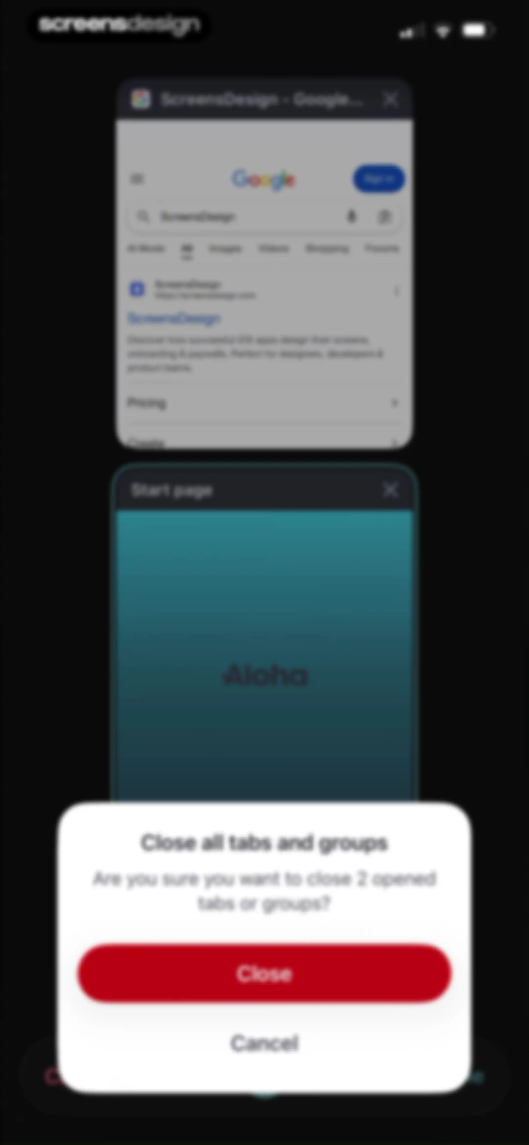Aloha Browser – Private VPN screen 88