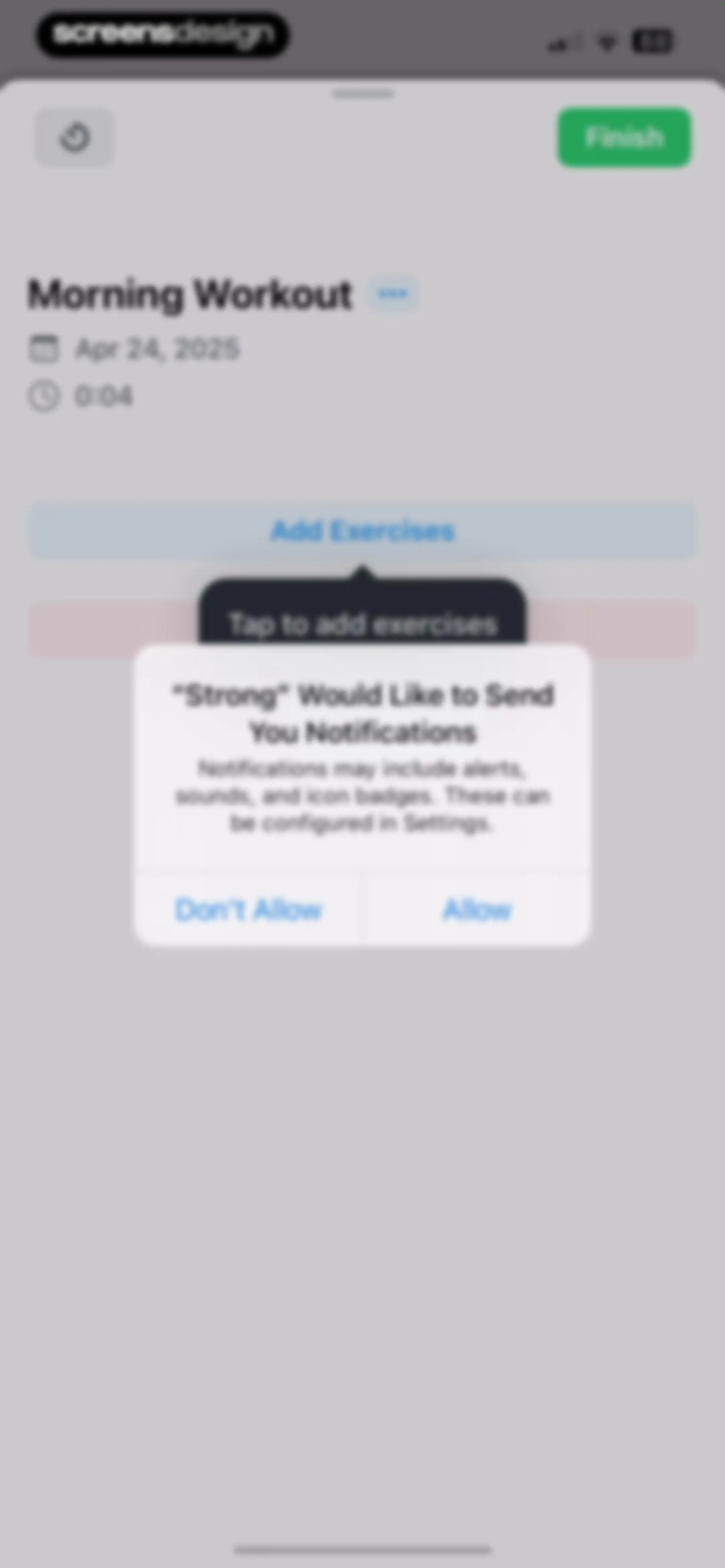 Strong Workout Tracker Gym Log screen 7
