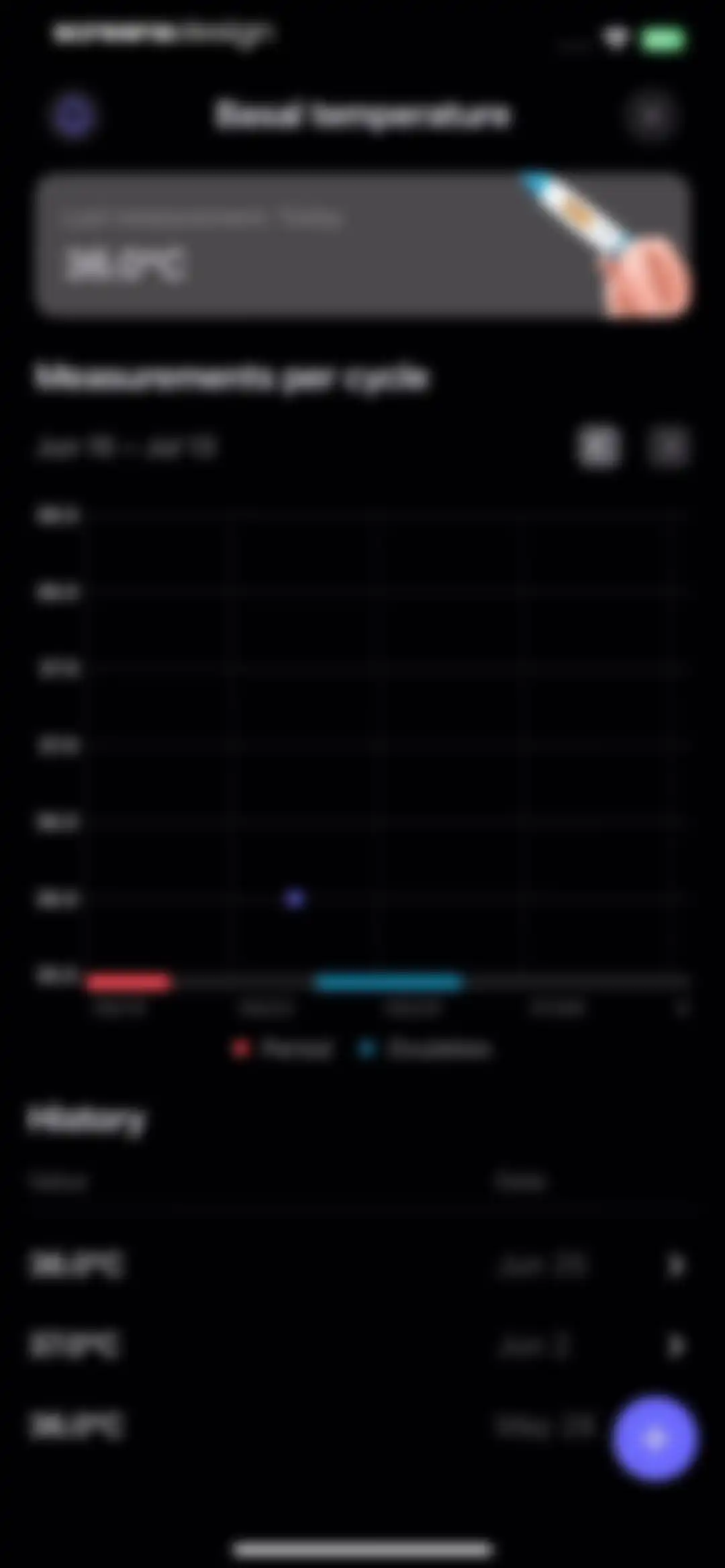Clover －Period Tracker, Cycle screen 78