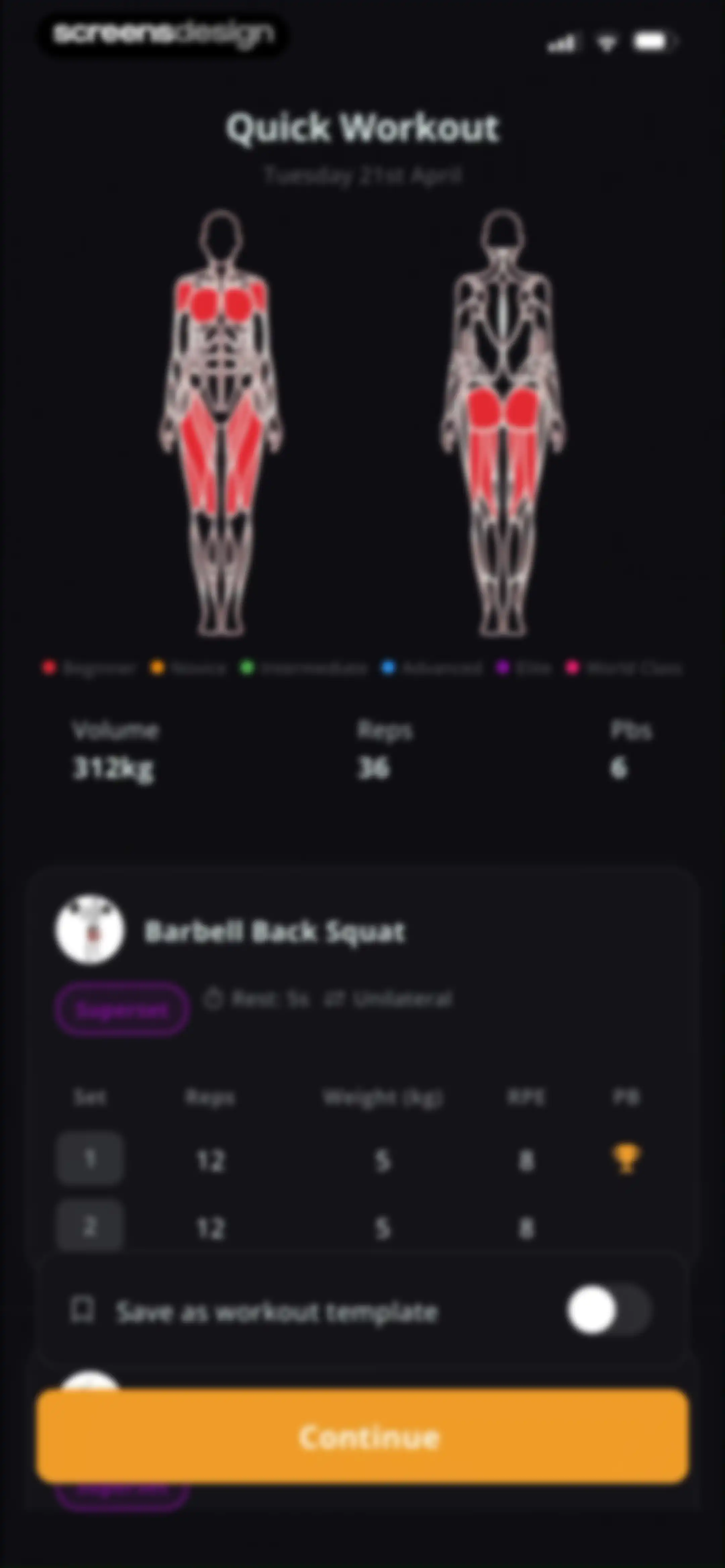 Stronger - Gym Workout Planner screen 62