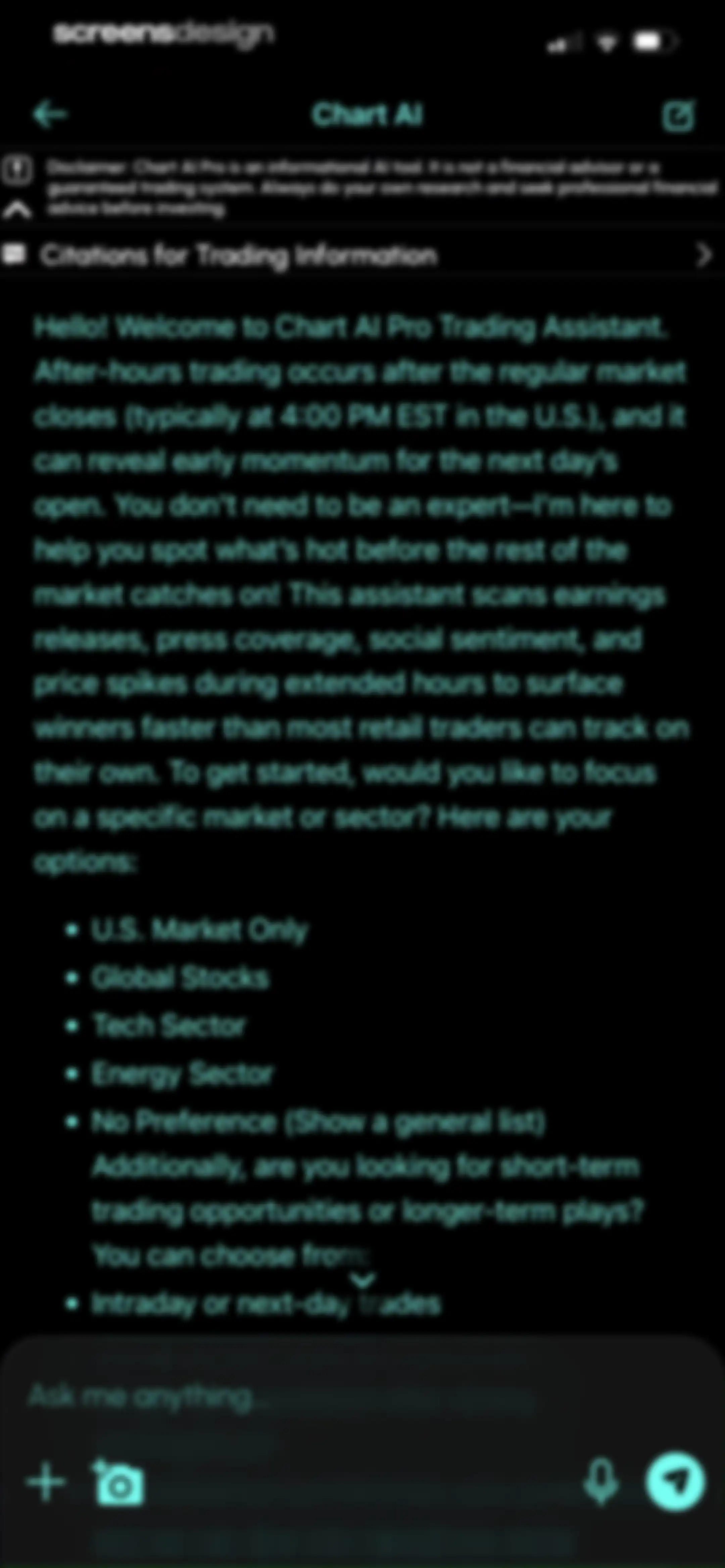 Chart AI Pro Trading Assistant screen 37