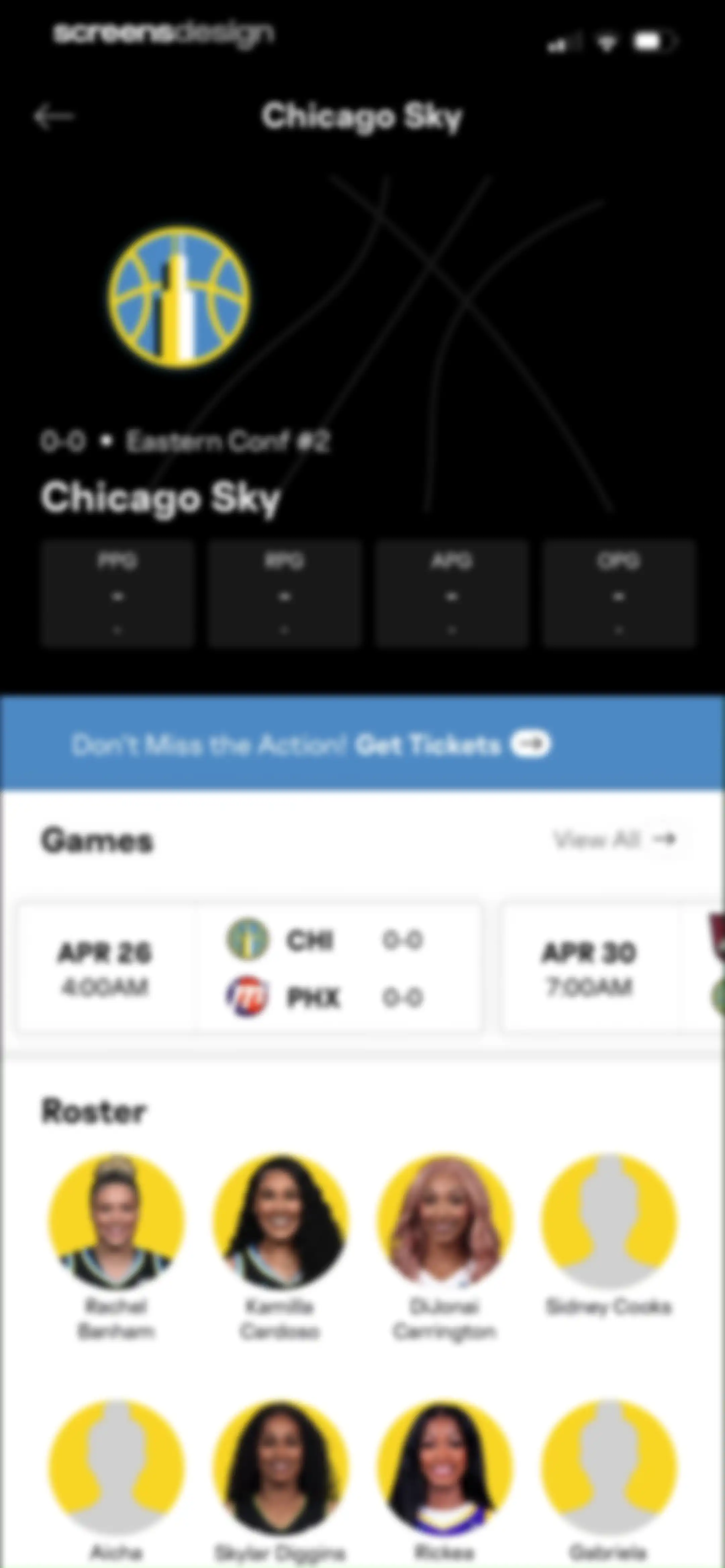 WNBA: Live Games & Scores screen 85
