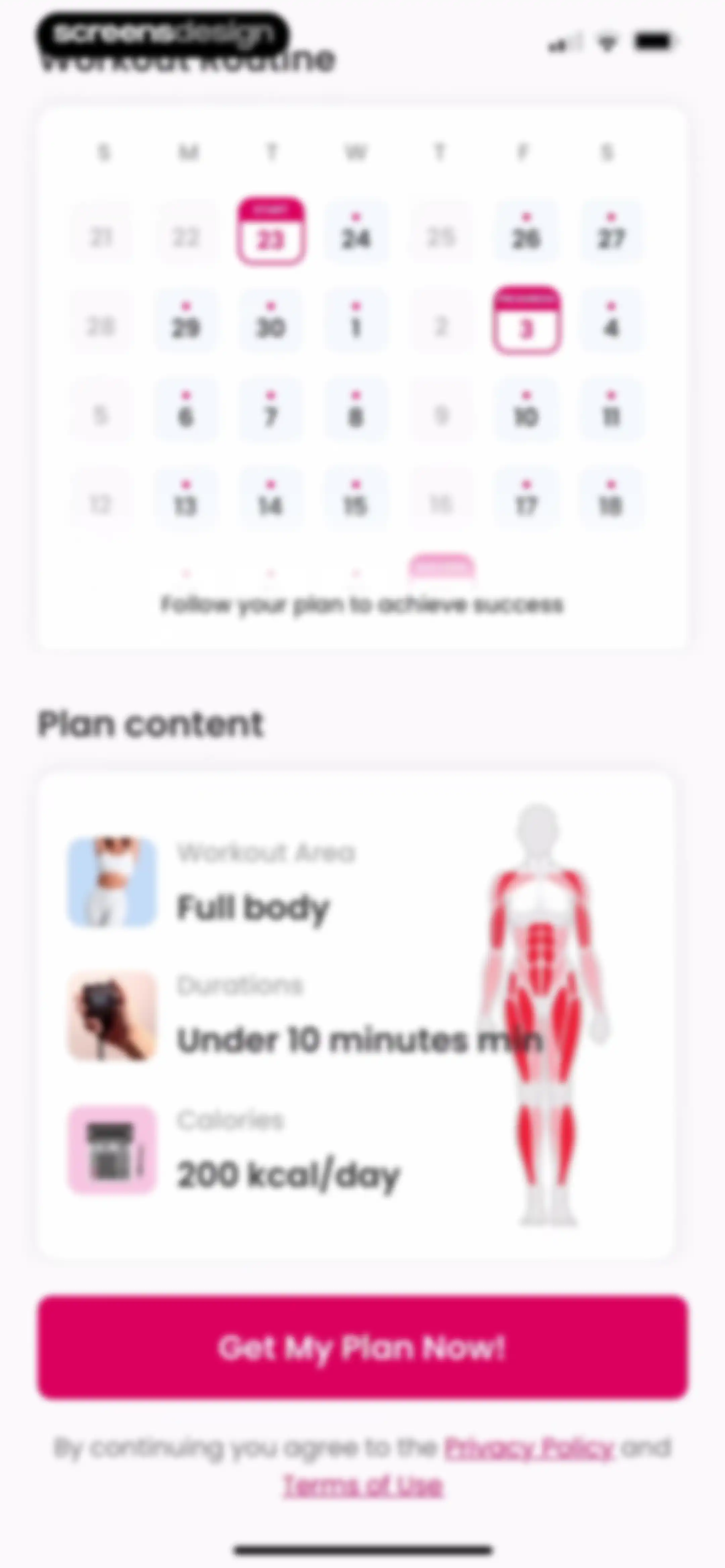 Workout for Women: Home & Gym screen 60