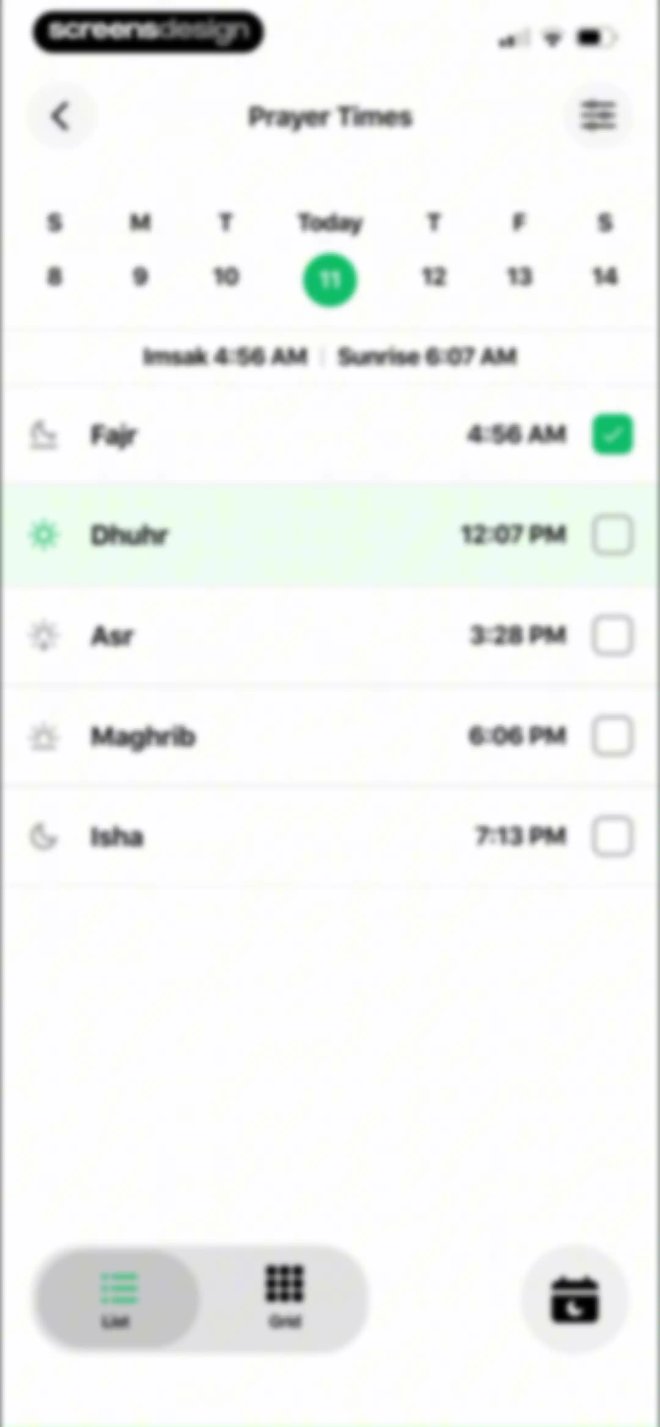 Muslim: Prayer Times, Qibla screen 21
