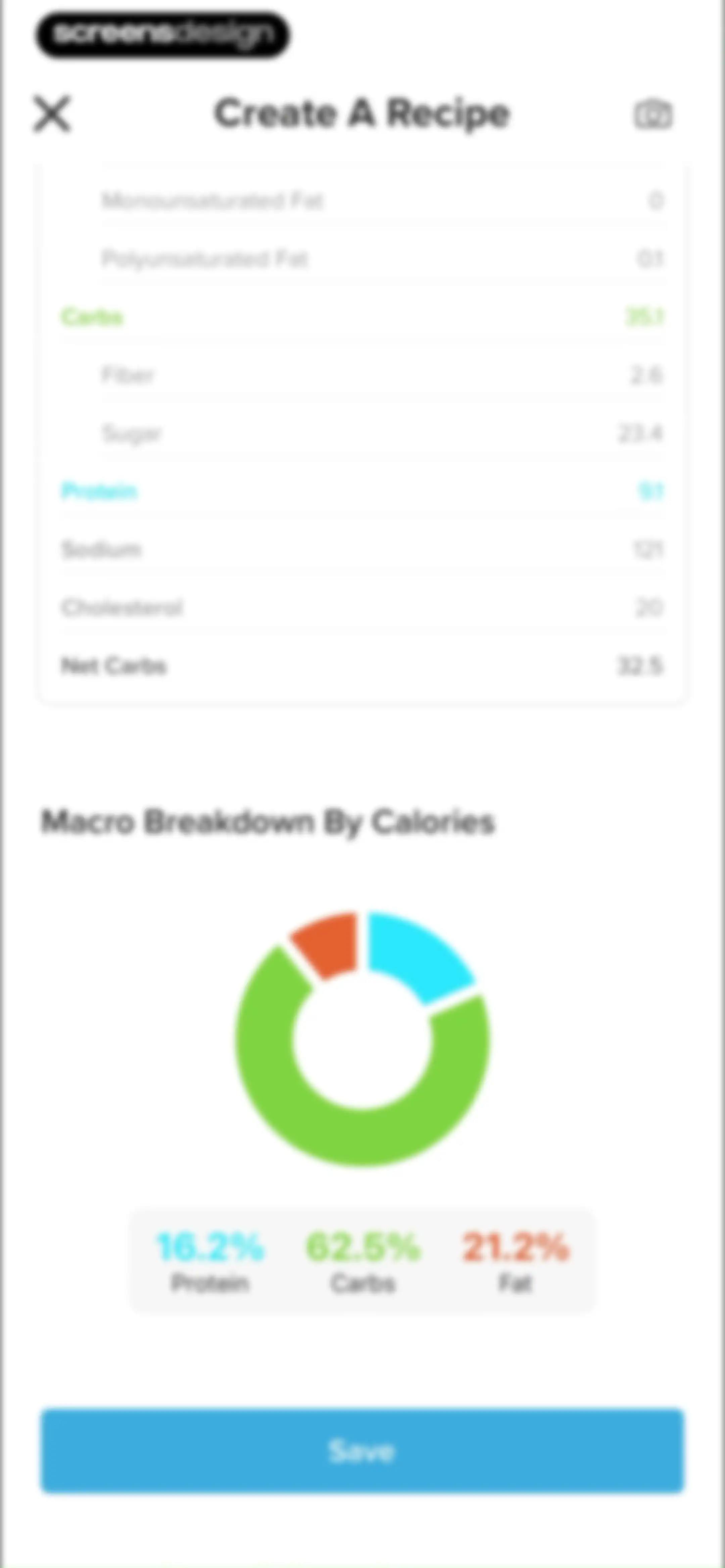 My Macros+ | Macro Tracker screen 76