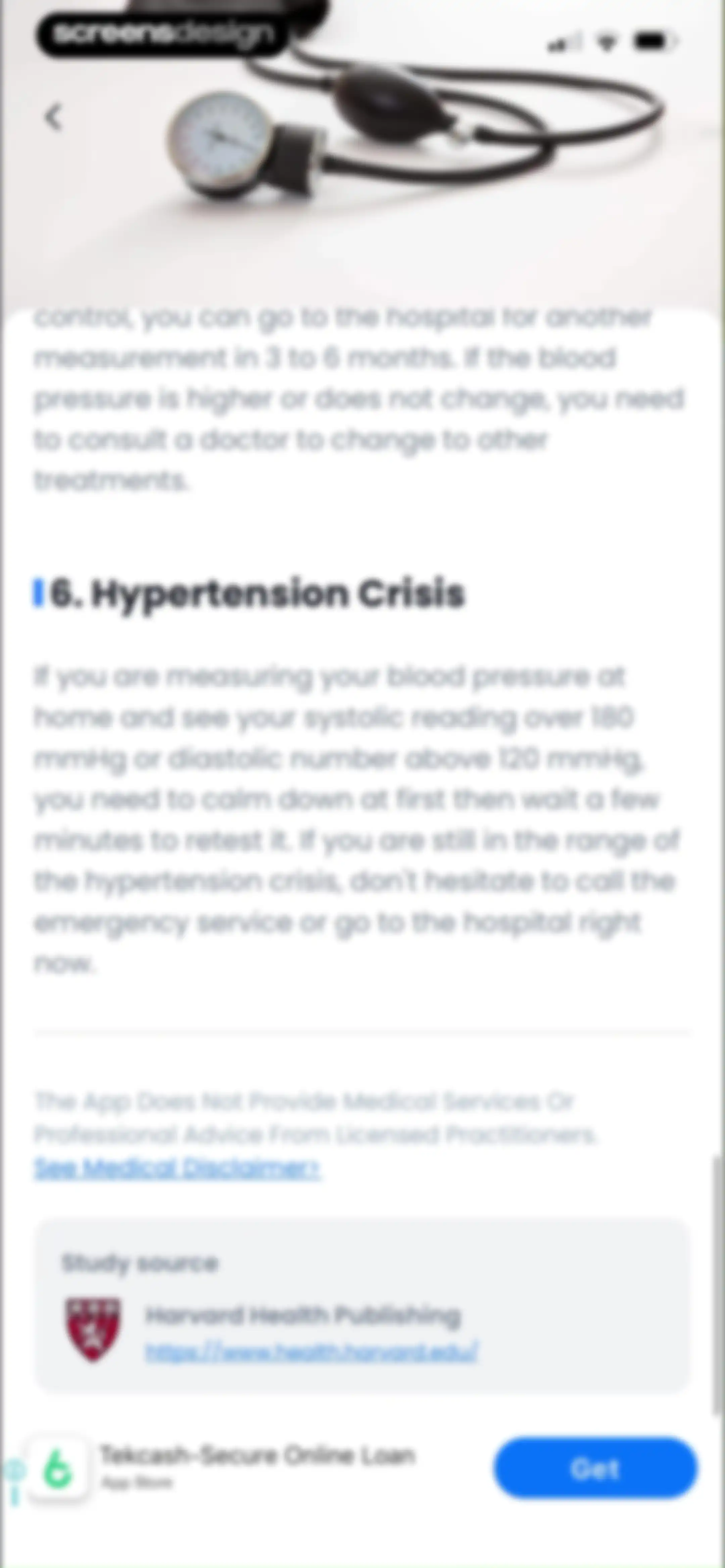 Blood Pressure App-BP Tracker screen 50
