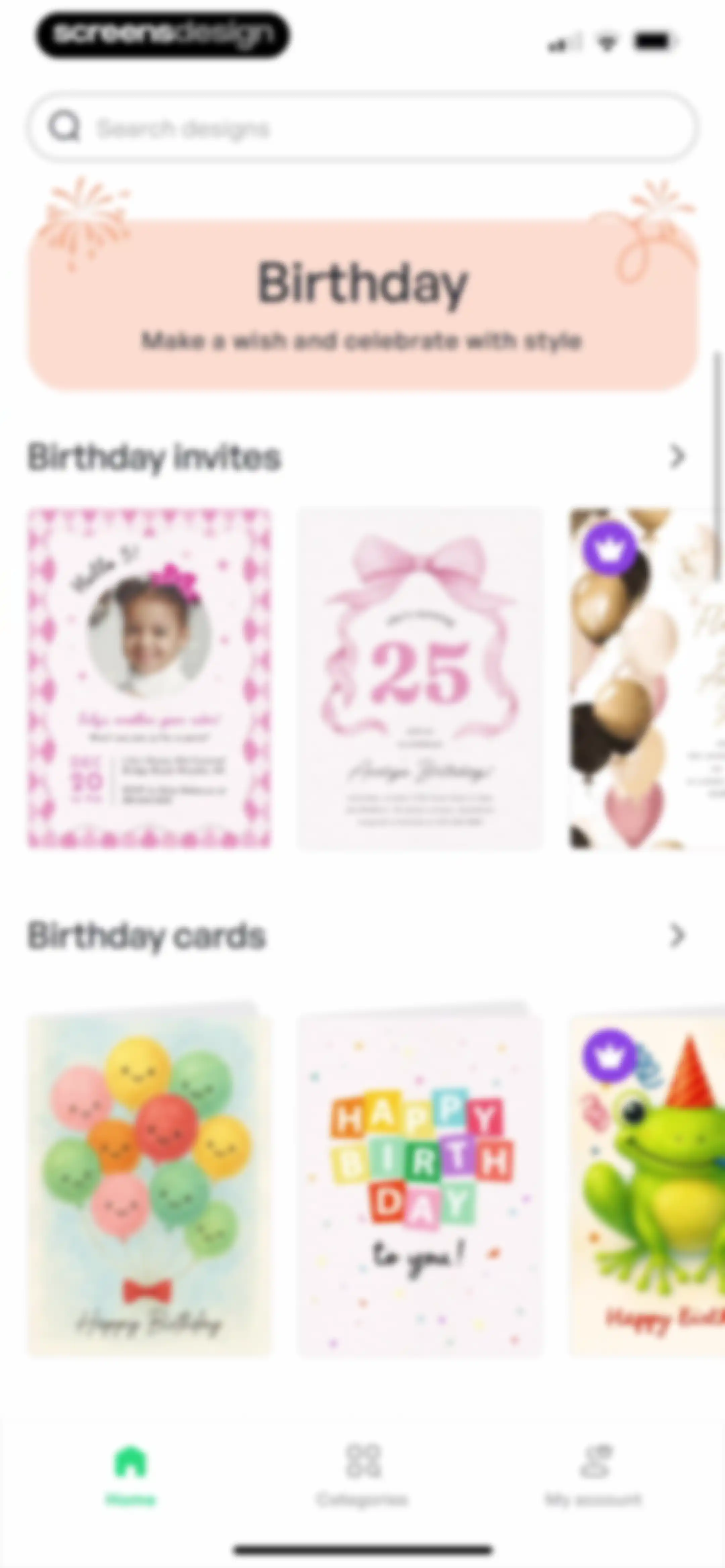 Invitation Maker: Cards & RSVP screen 55
