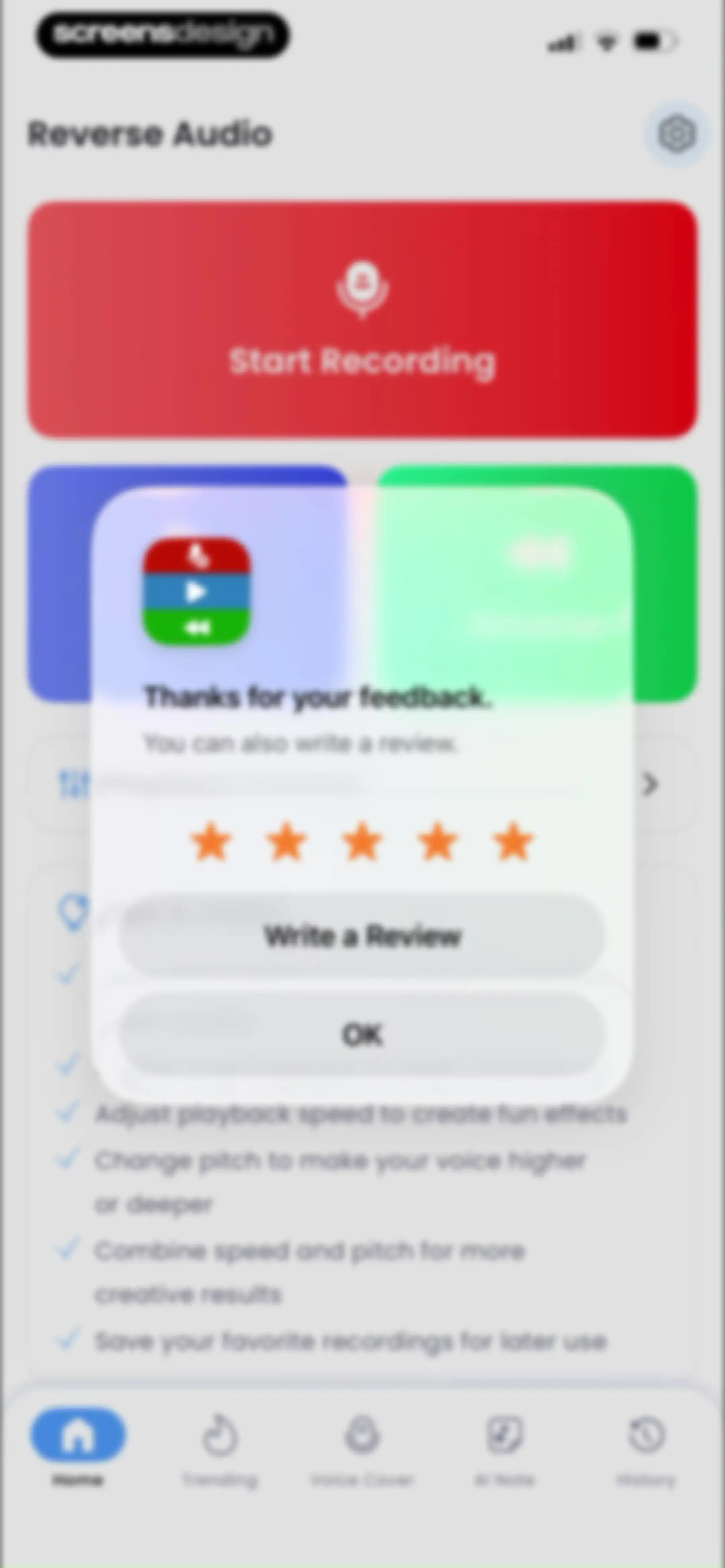 Reverse Audio: Sing Challenge screen 18