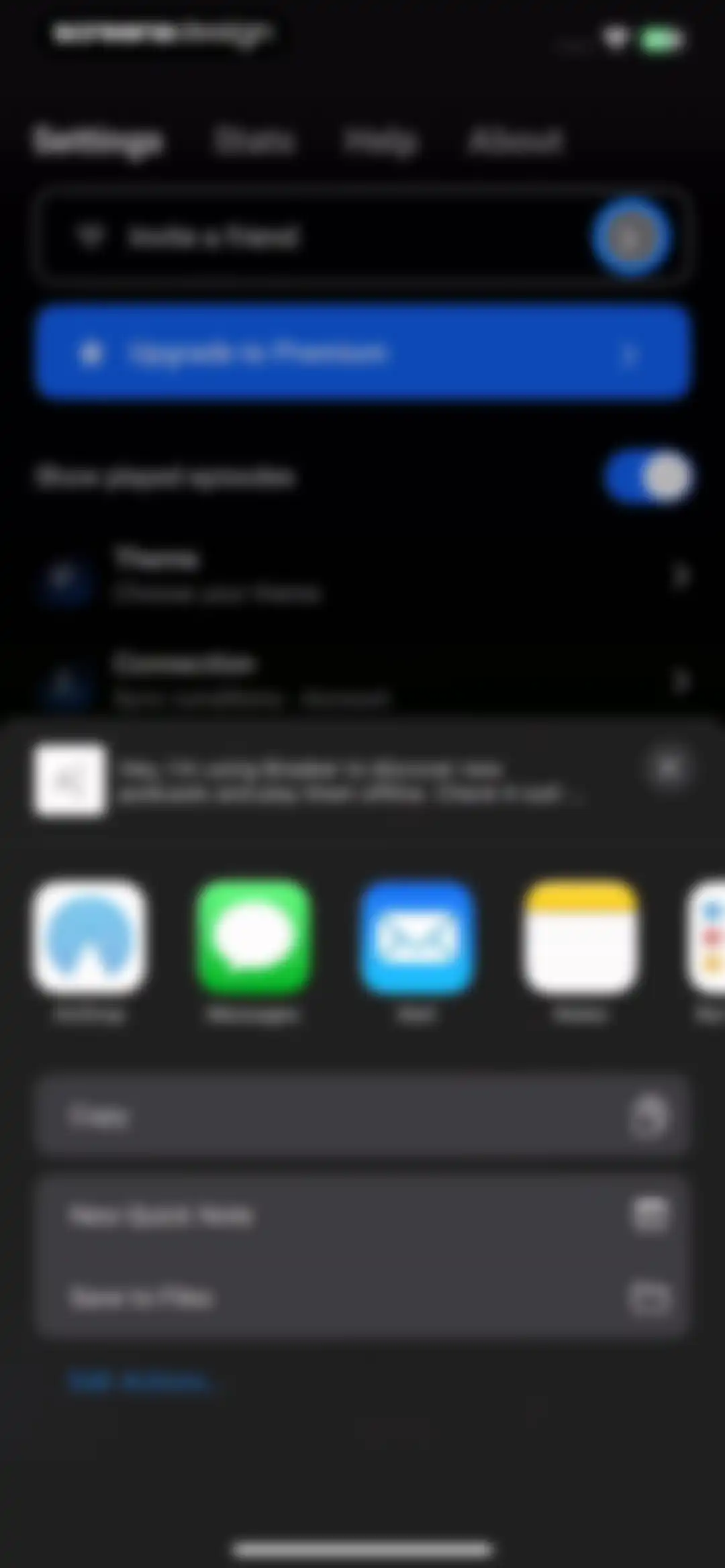 Breaker—The social podcast app screen 100