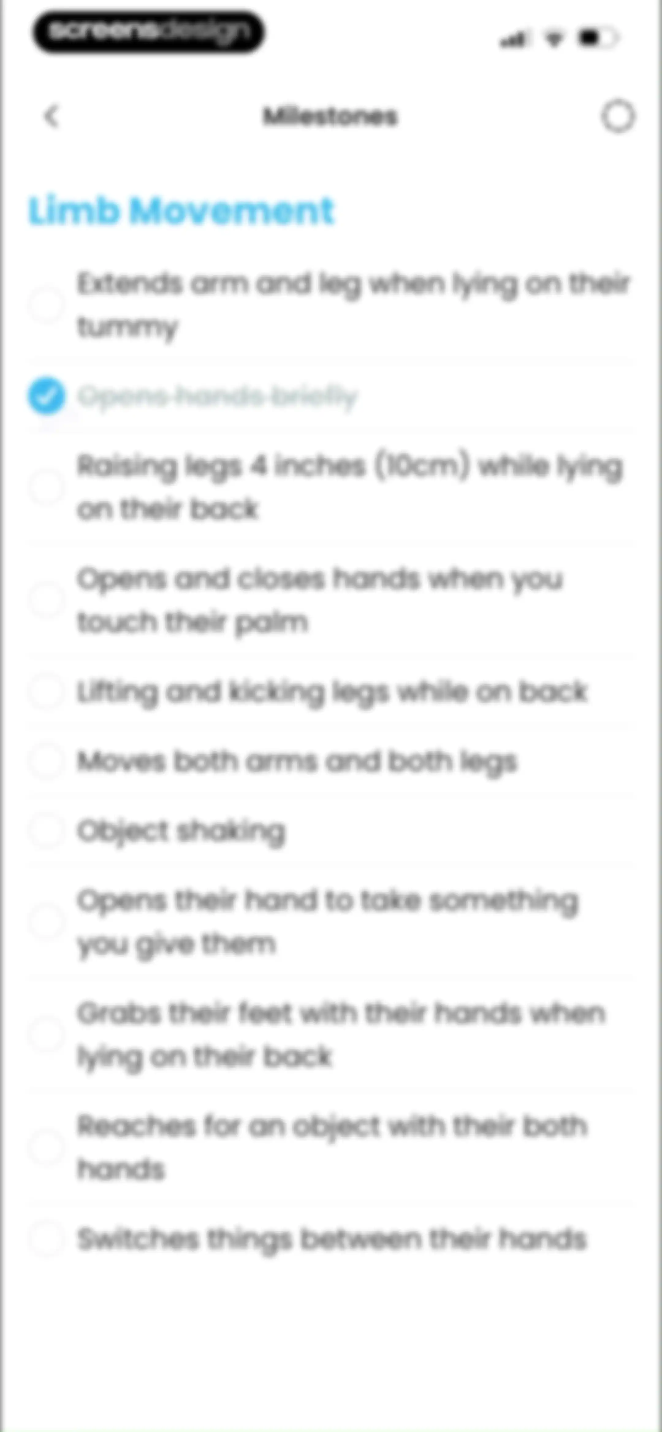 Baby Leap: Milestone Tracker screen 89