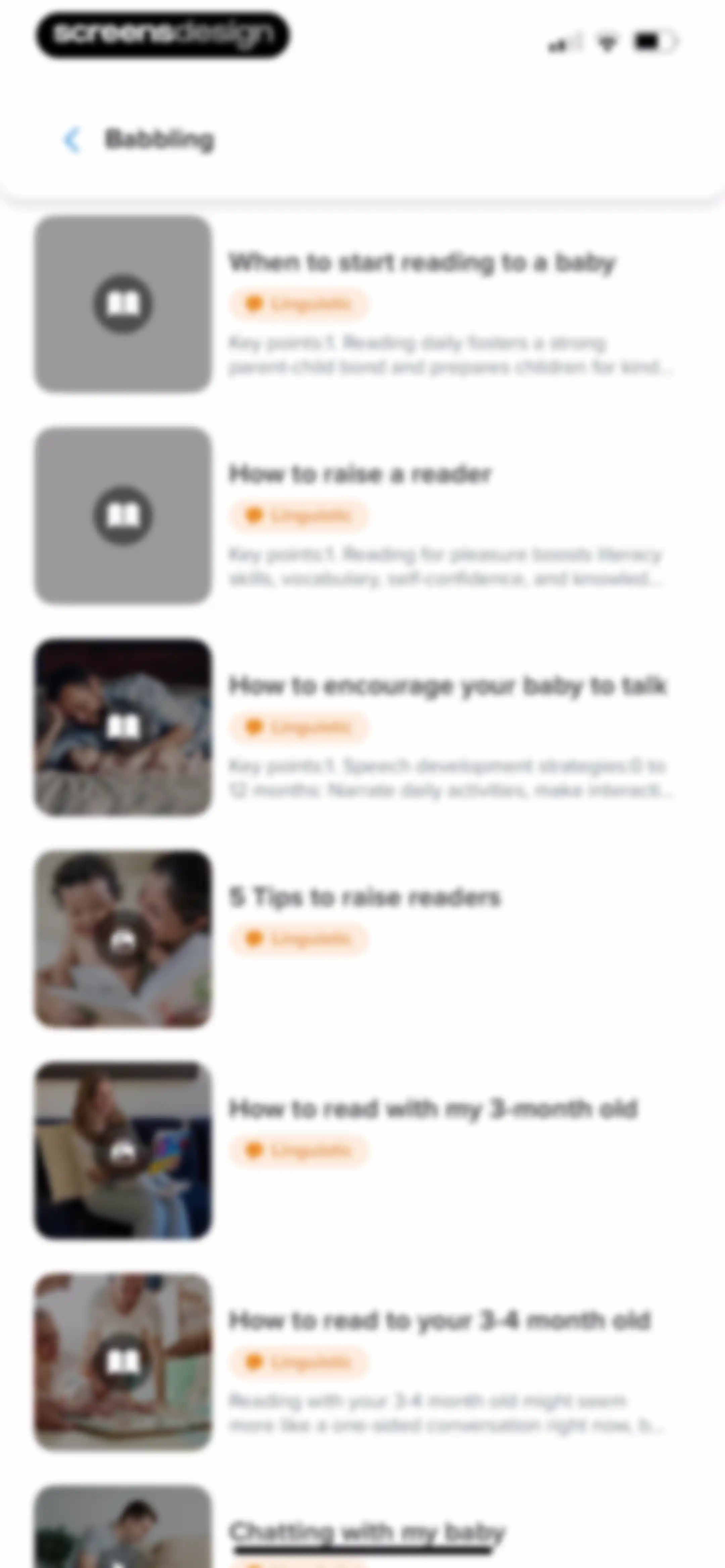 Kinedu: Baby Development screen 114