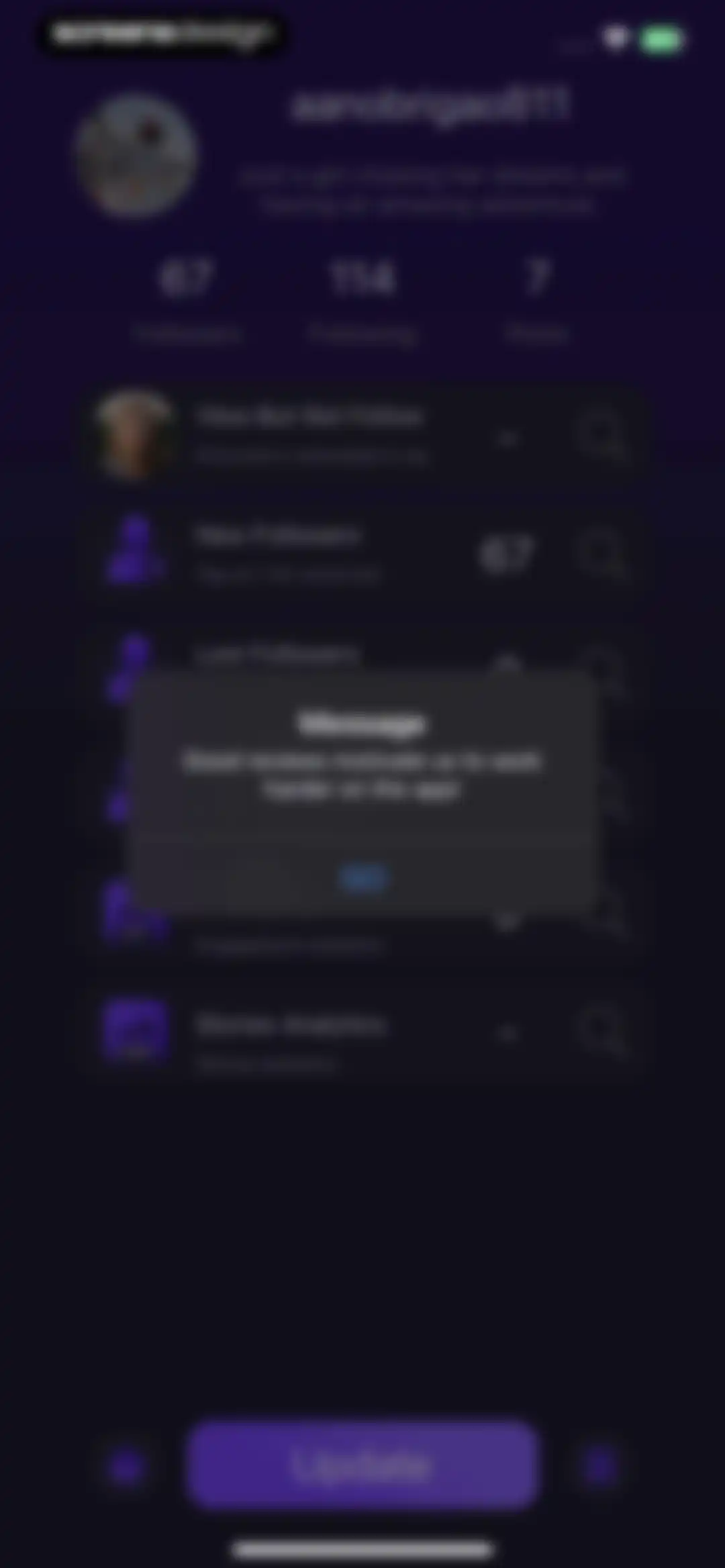 Unfollow Tracker: MyFollowers screen 17