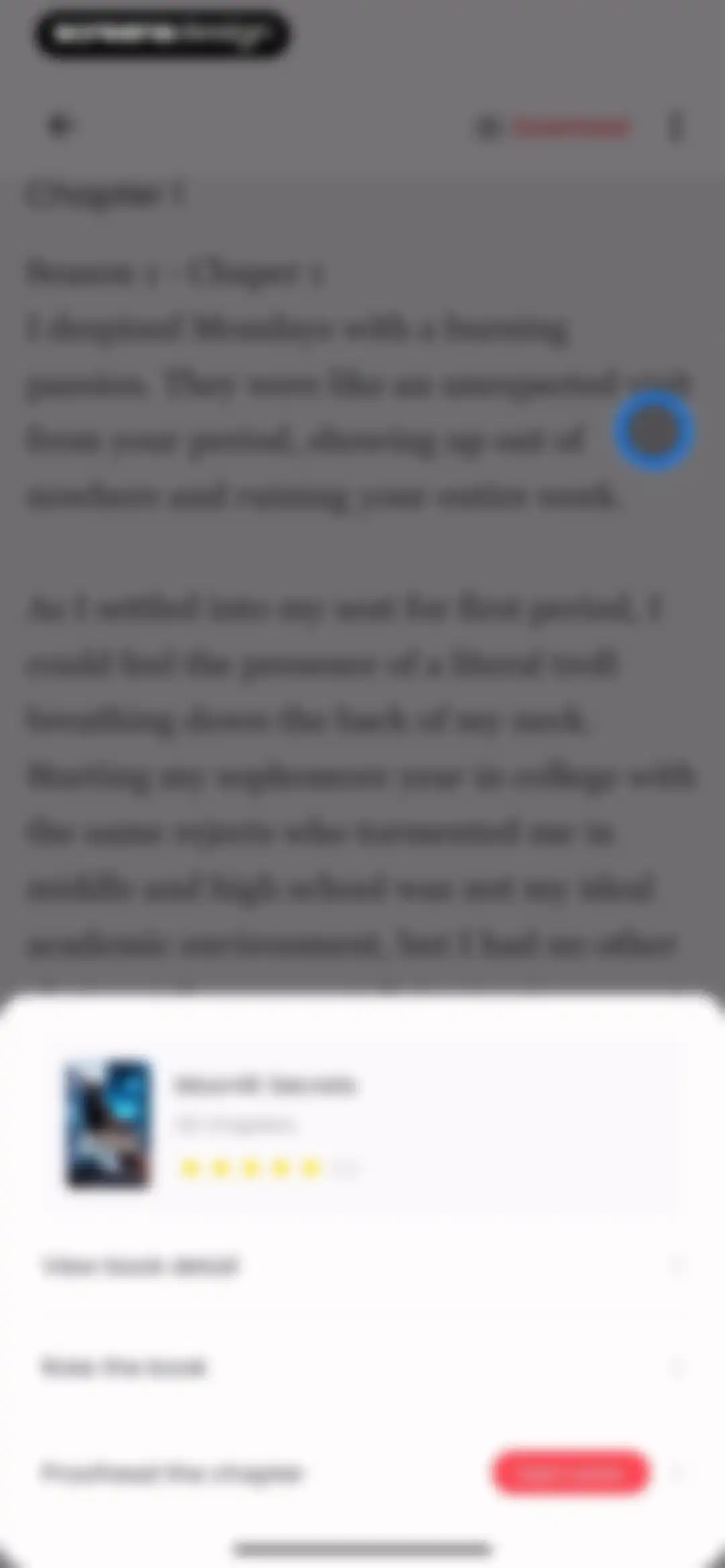 Fictio - Good Novels, Stories screen 16