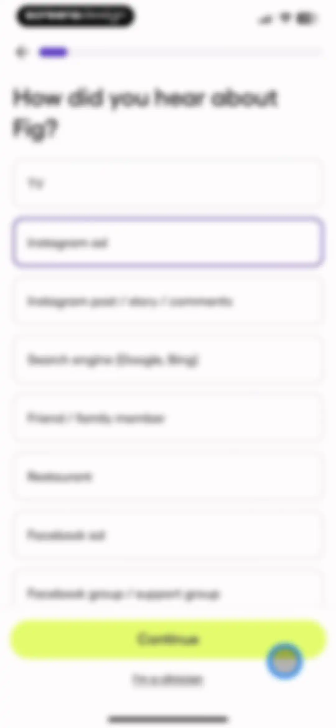 Fig: Food Scanner & Guide screen 10