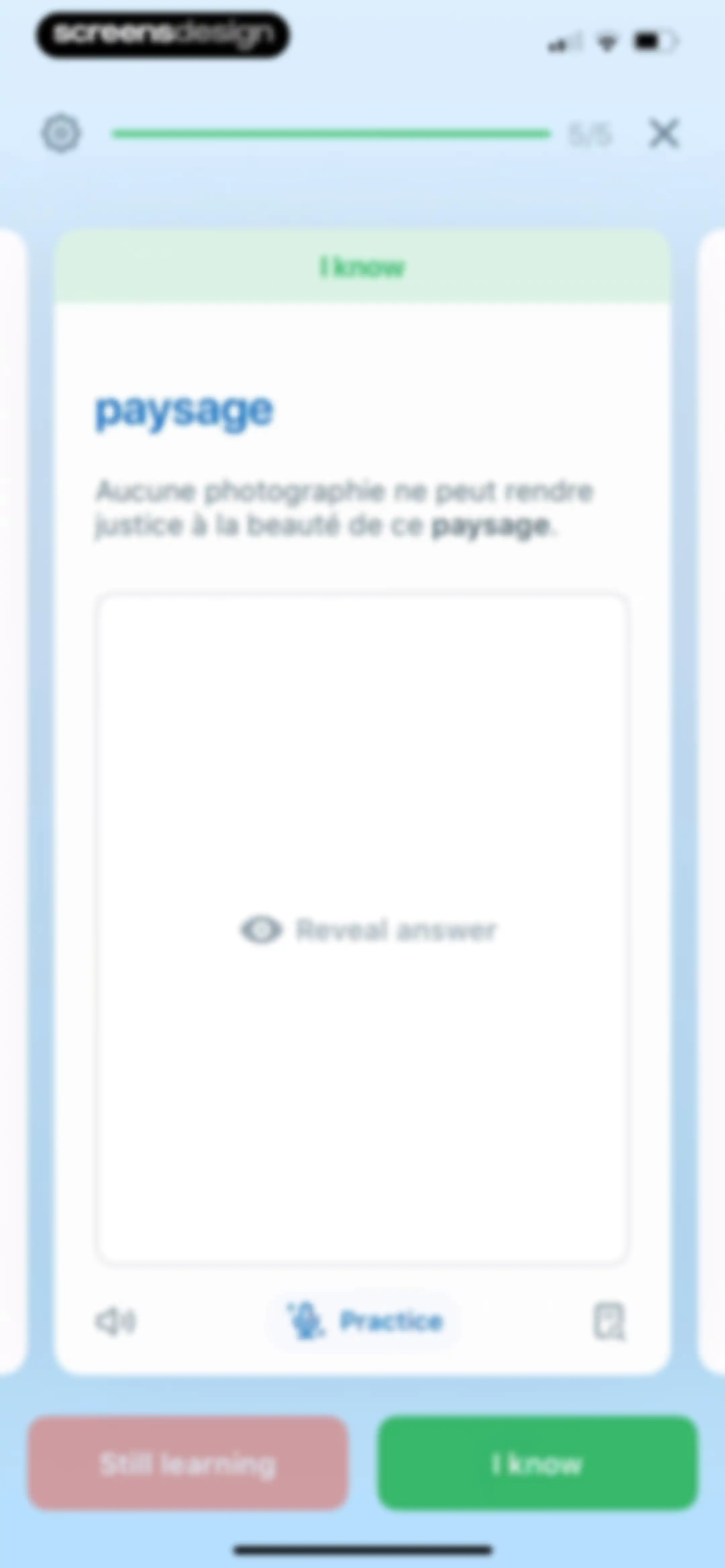 Reverso translate and learn screen 117