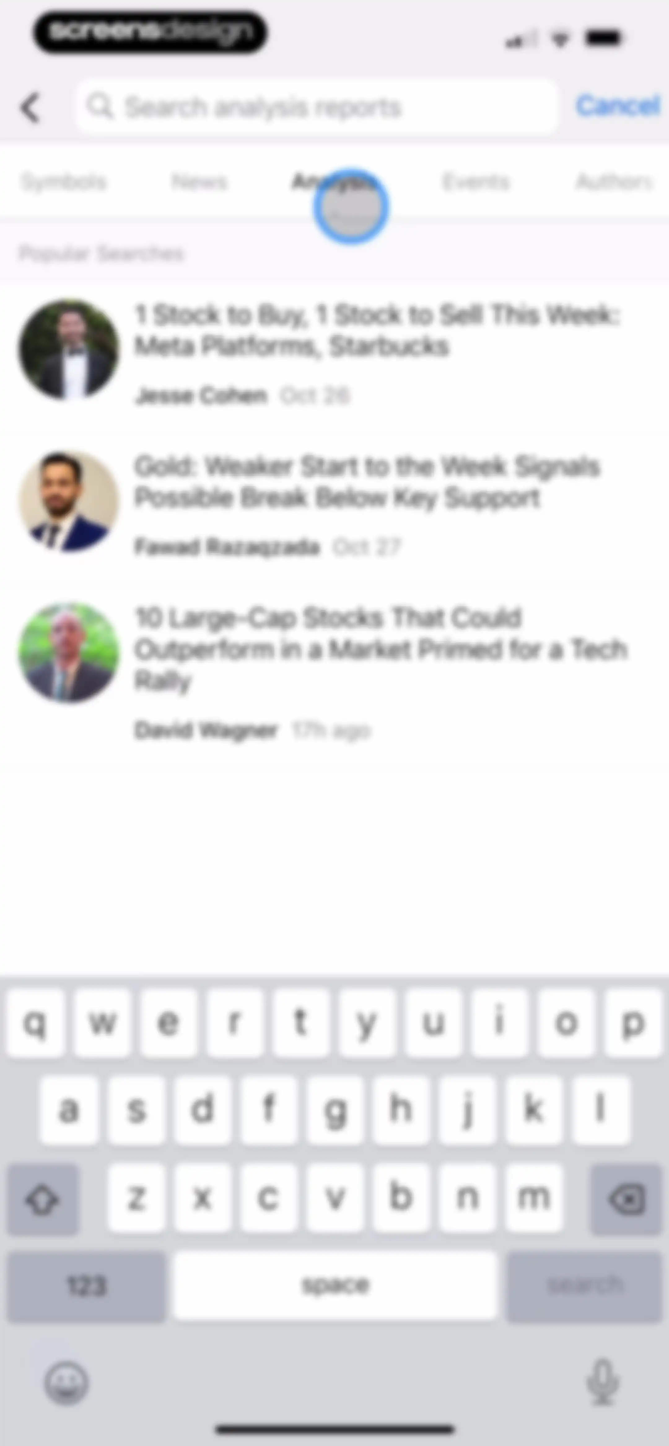 Investing.com: Stock Market screen 63