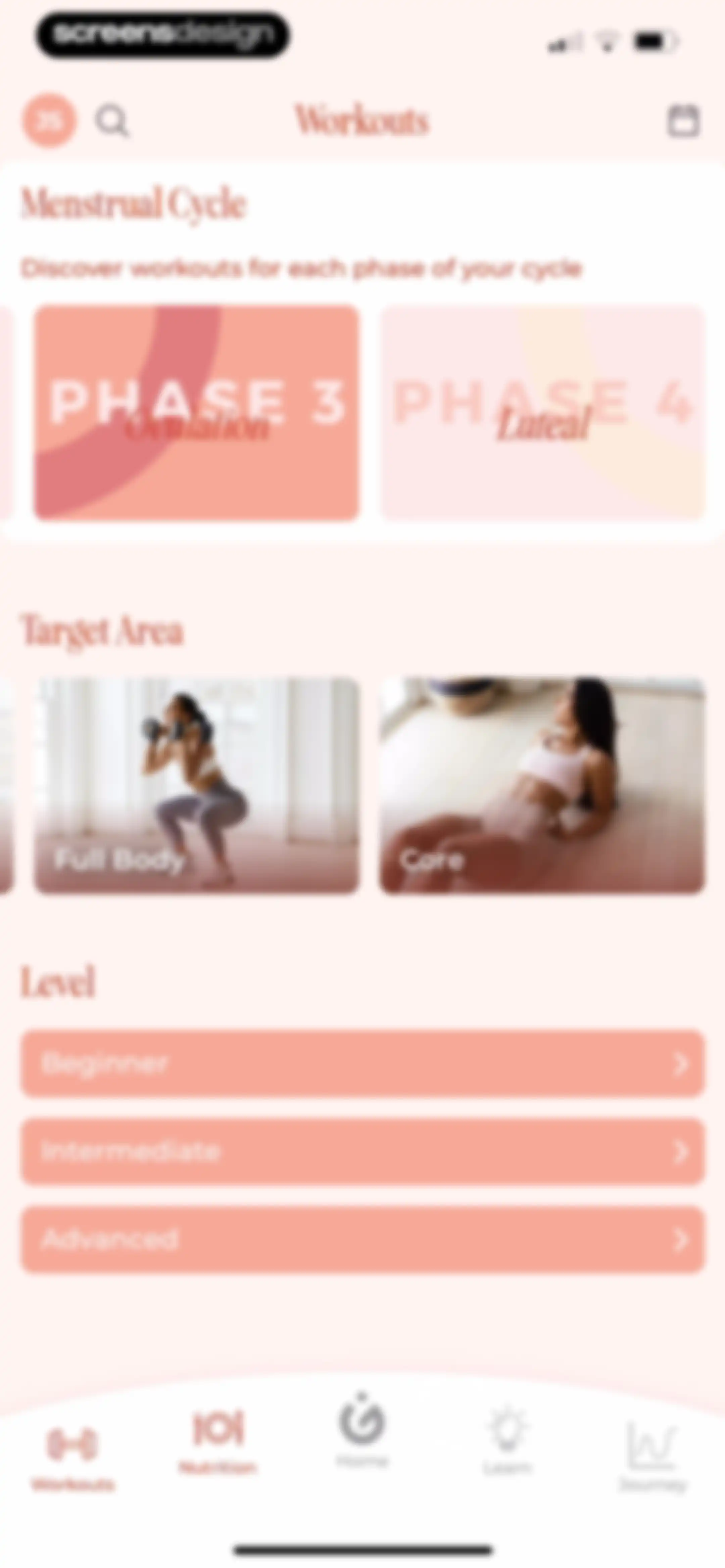 WeGLOW: Home Workout for Women screen 179