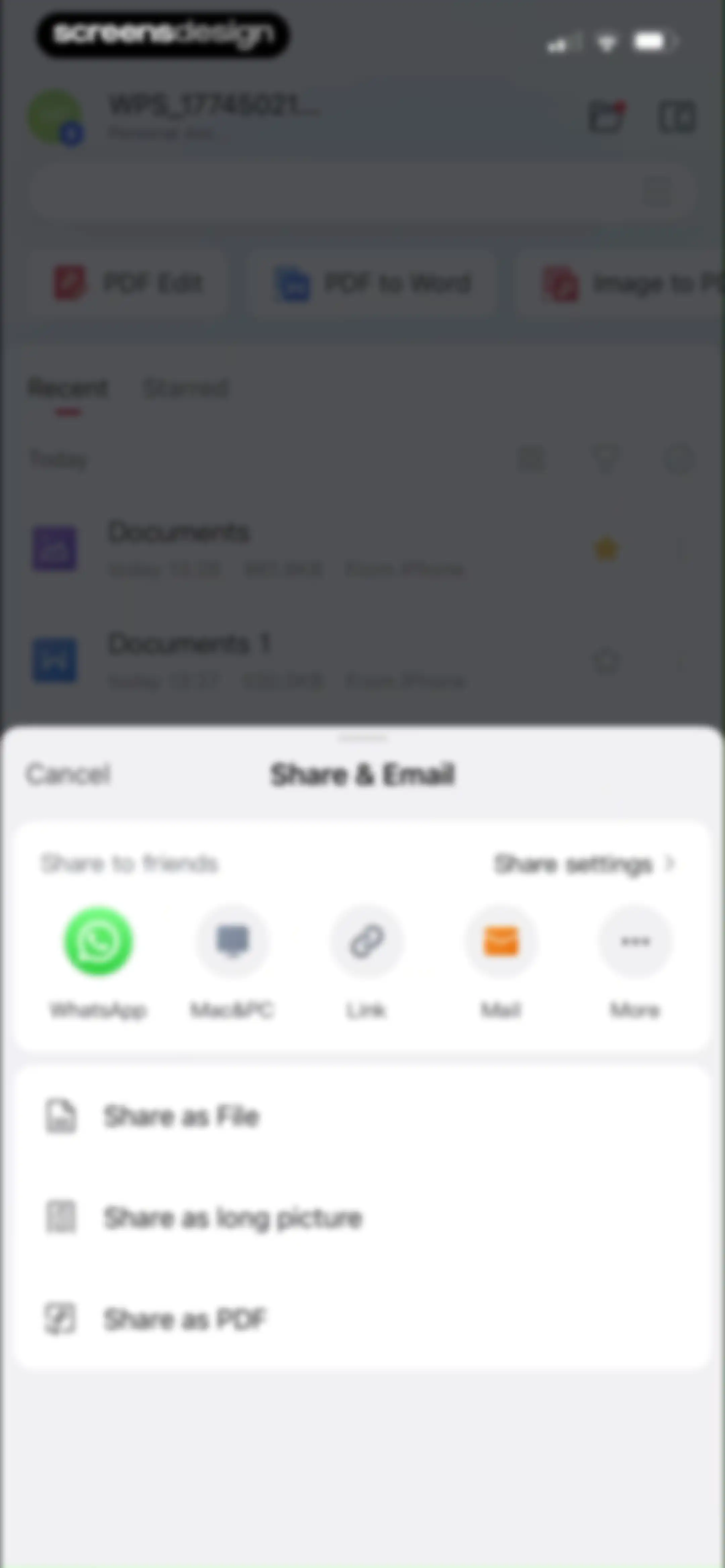 WPS Office-AI Doc, PDF, Sheet screen 119