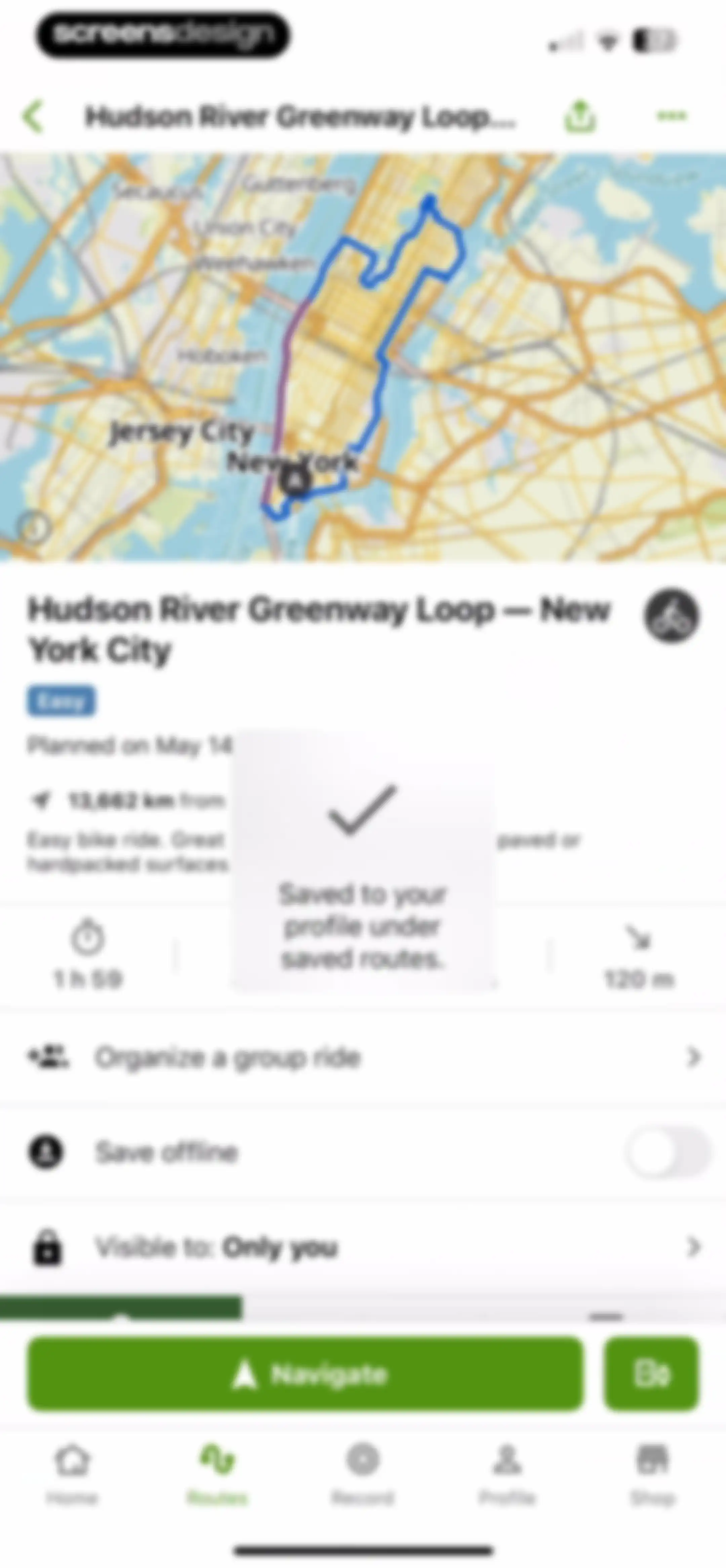 komoot - hike, bike & run screen 95