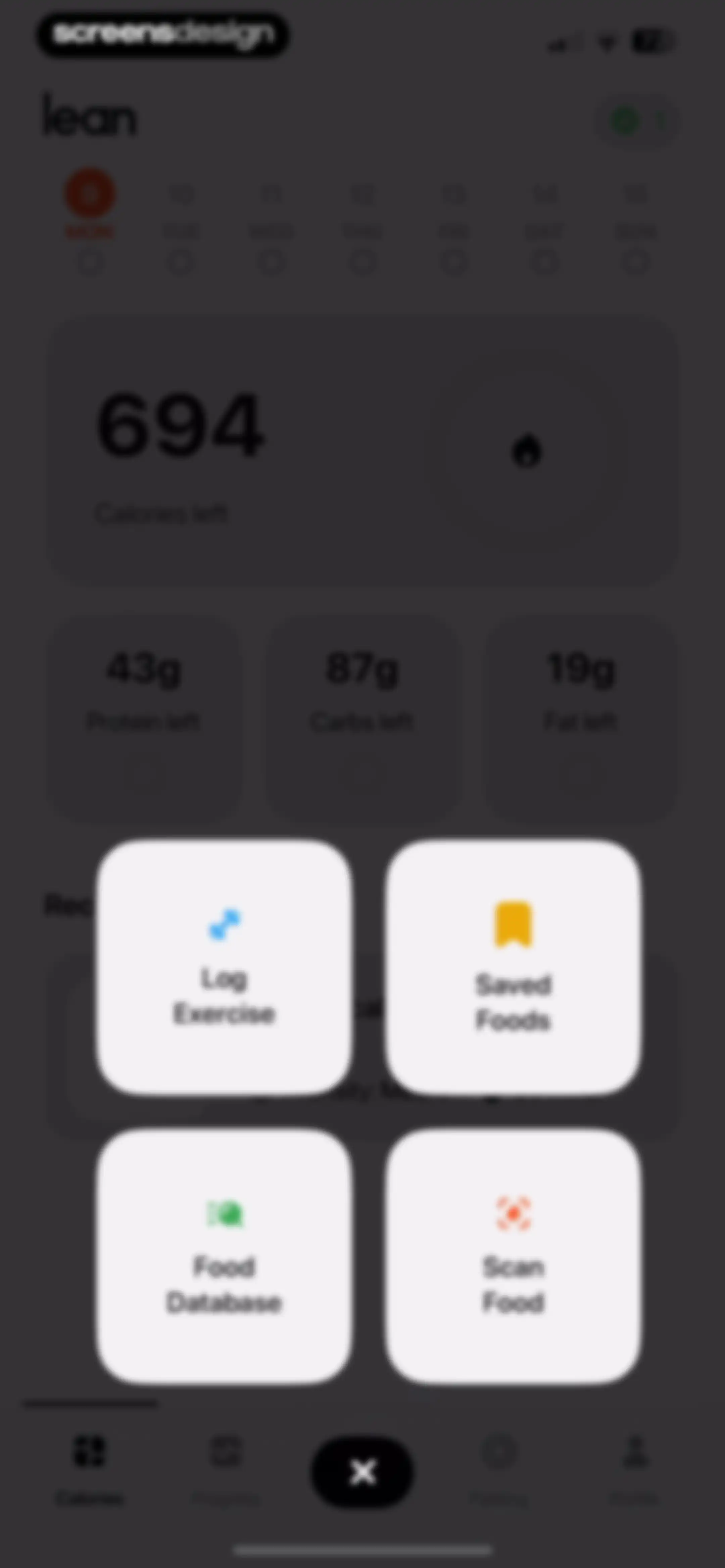 Lean: AI Macro Tracker screen 38