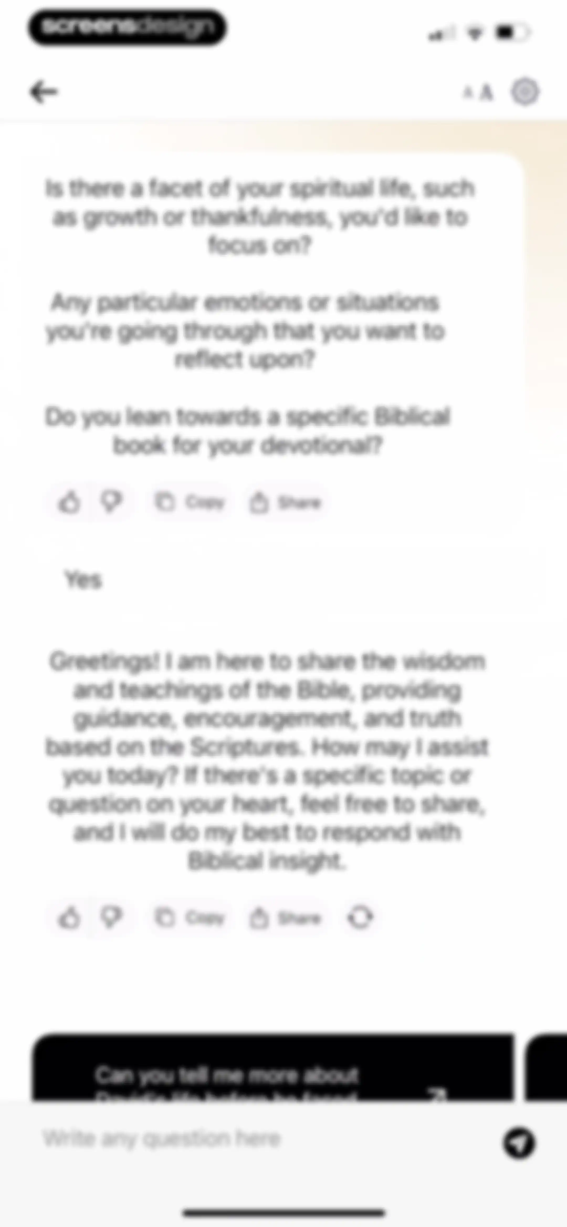 Bible Chat: Daily Devotional screen 126