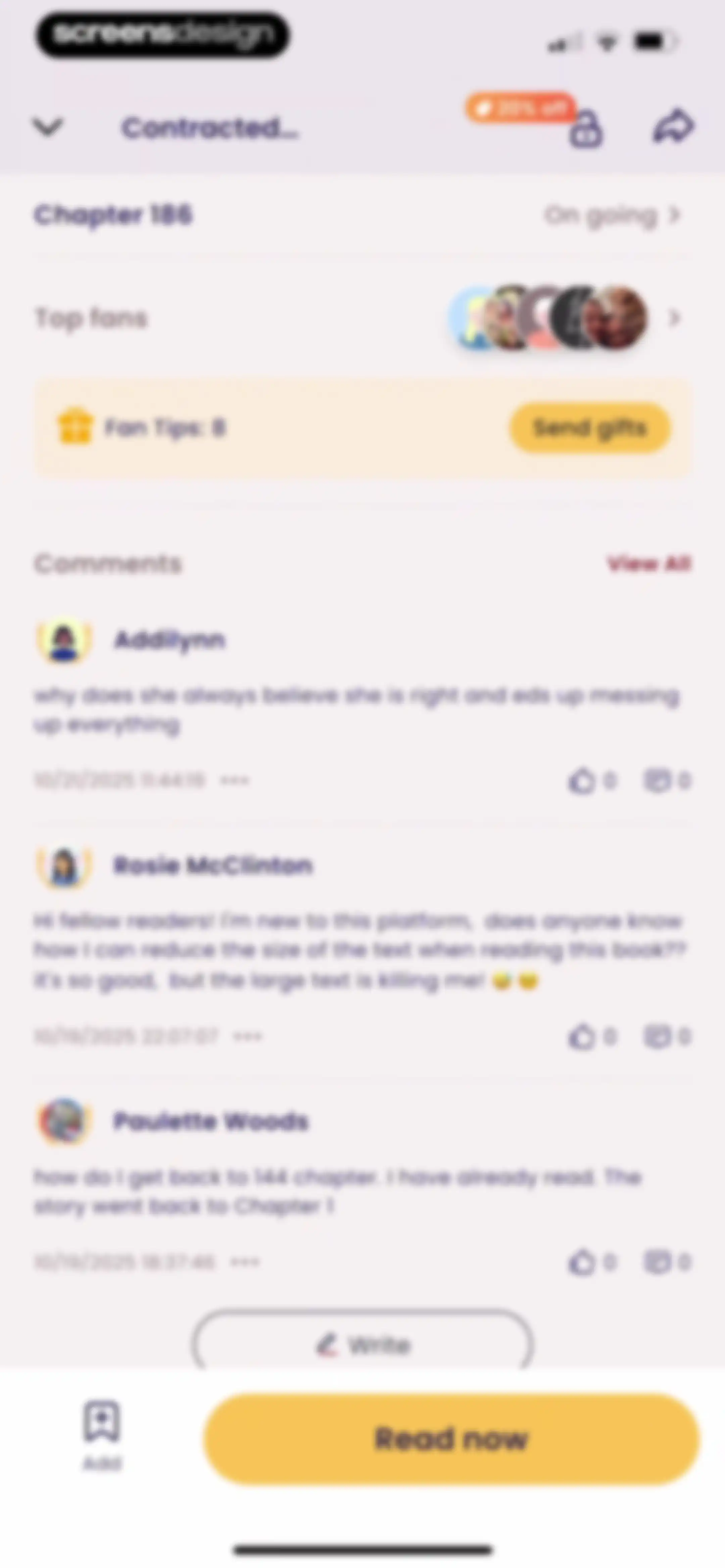 NovelOasis-Read Without Limits screen 9