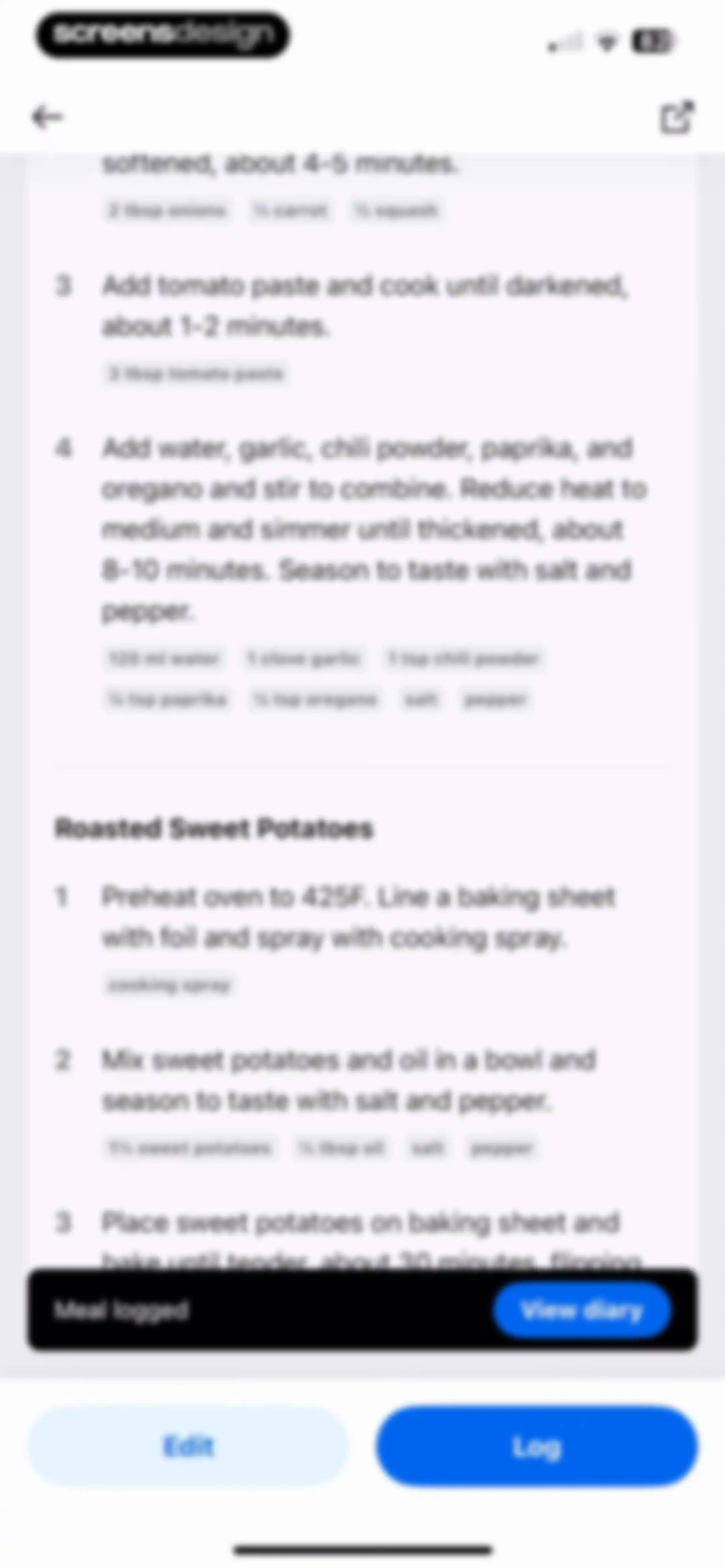 MyFitnessPal: Calorie Counter screen 88