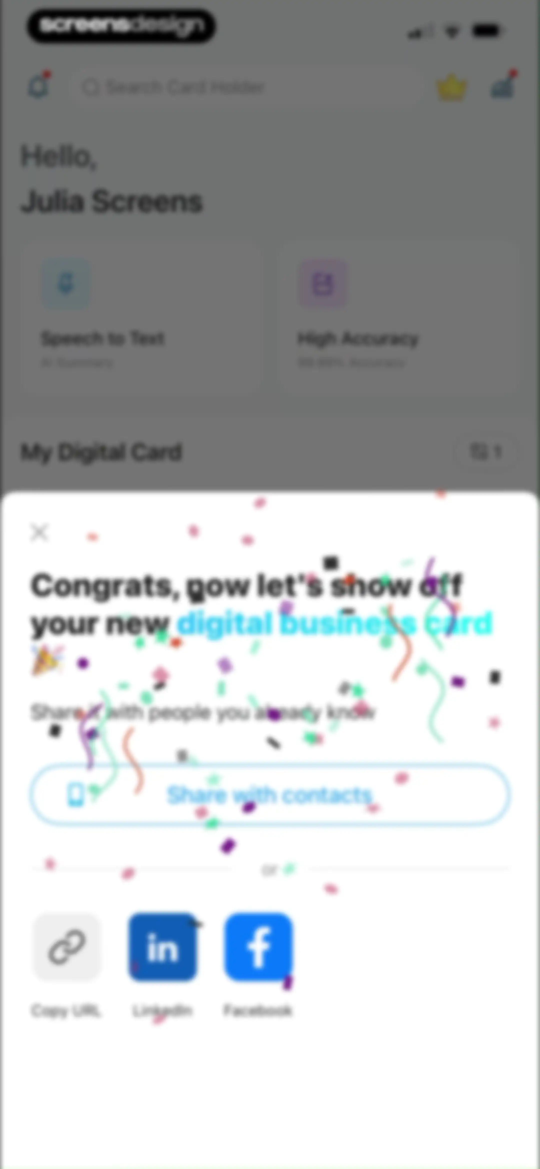 CamCard AI Business Assistant screen 35