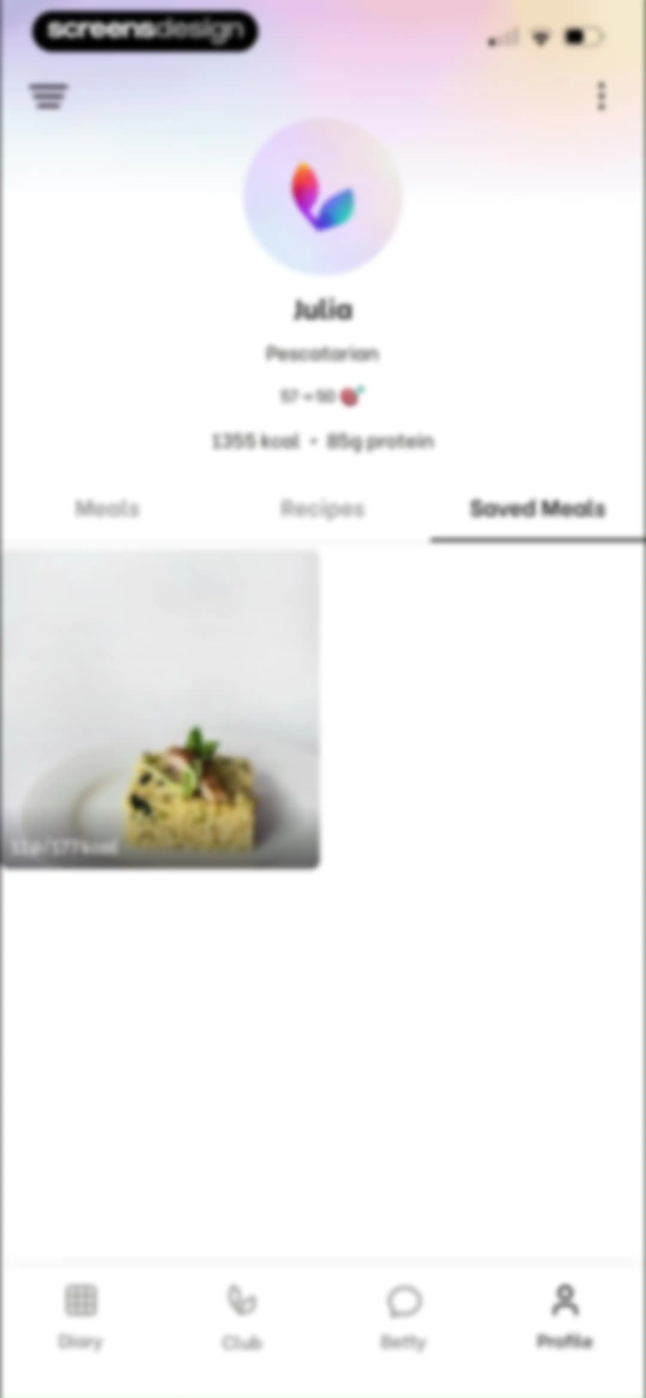EatBetter: AI Food Journal screen 136