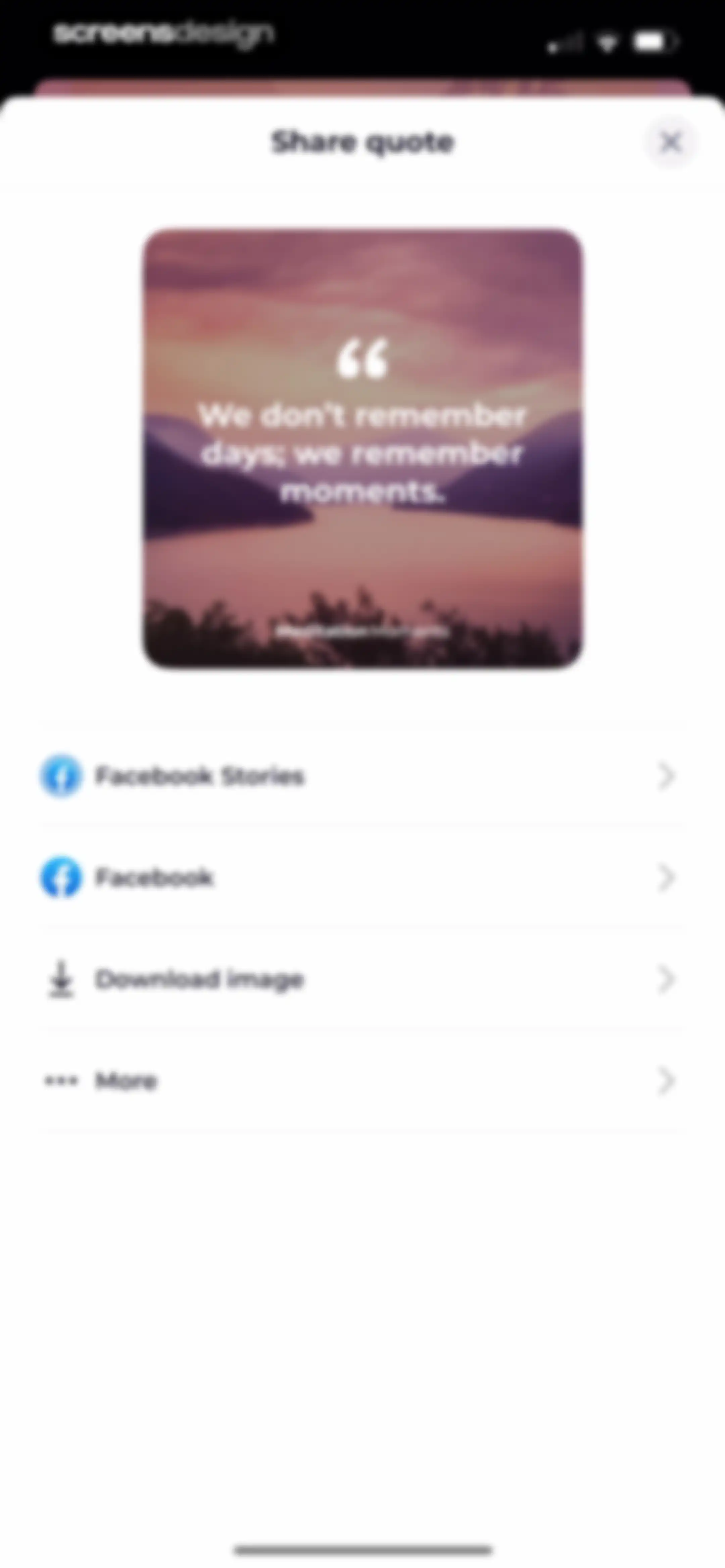 Meditation Moments - Guided screen 48